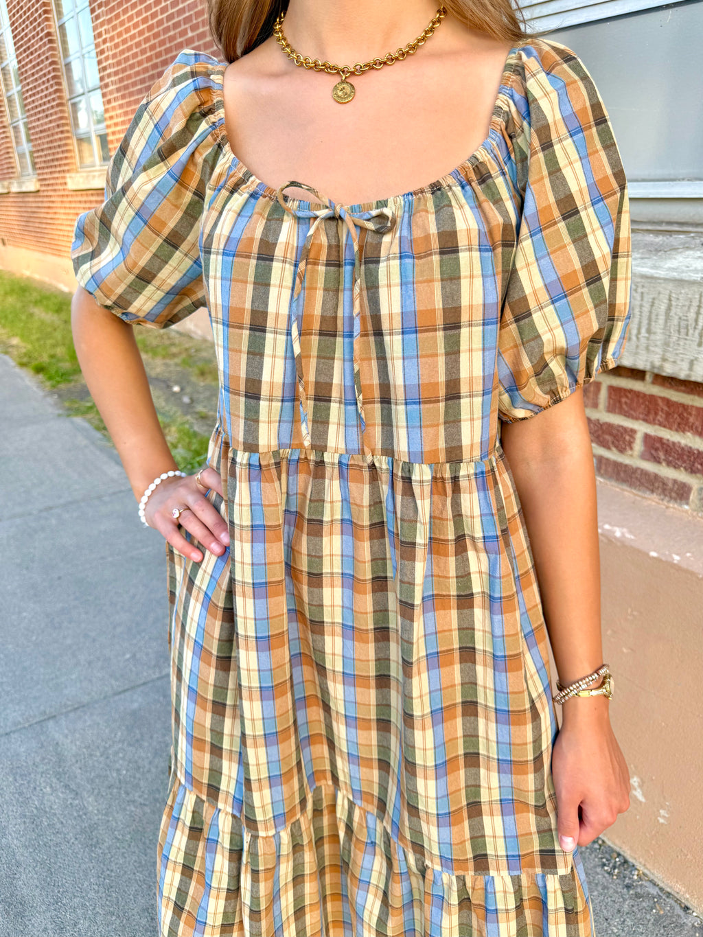 Fayetteville Plaid Dress
