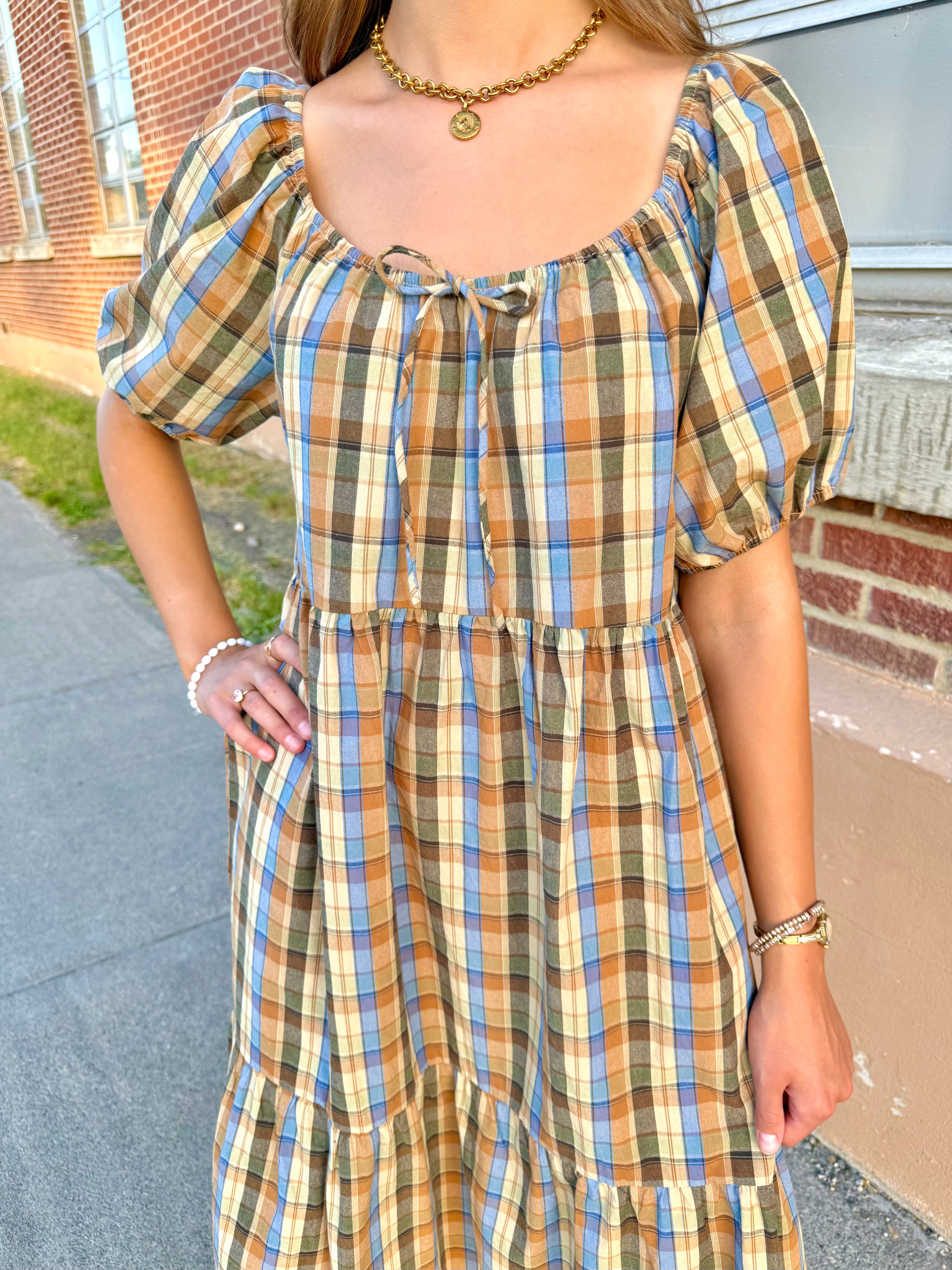 Fayetteville Plaid Dress