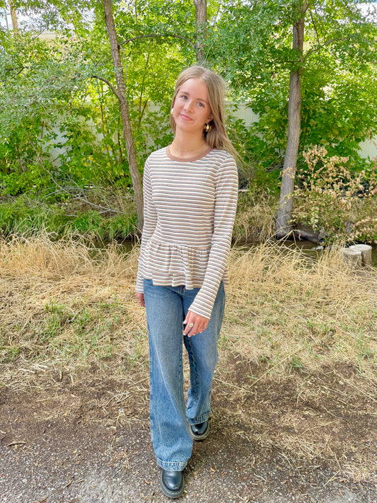 Jane Peplum Blouse