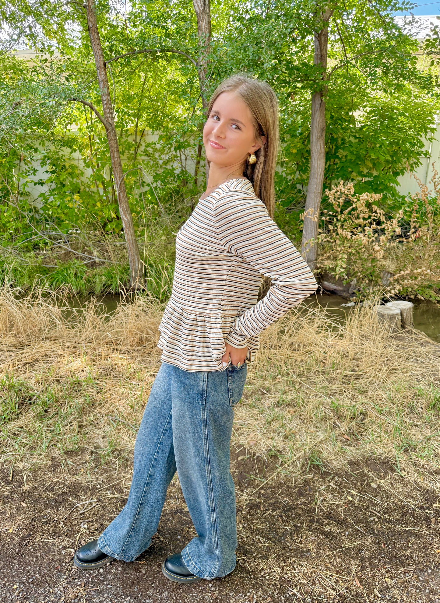 Jane Peplum Blouse