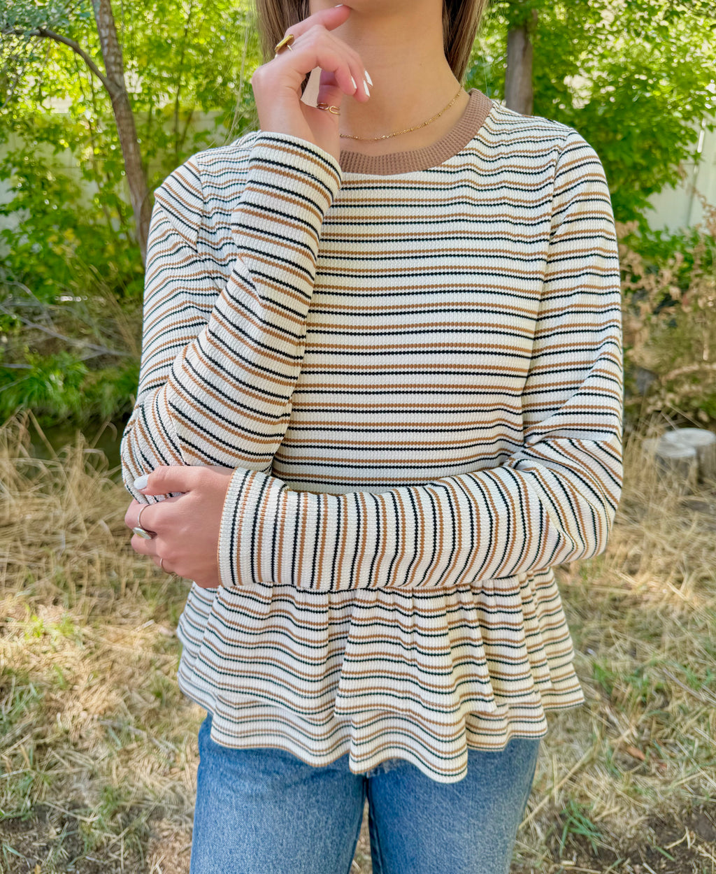 Jane Peplum Blouse