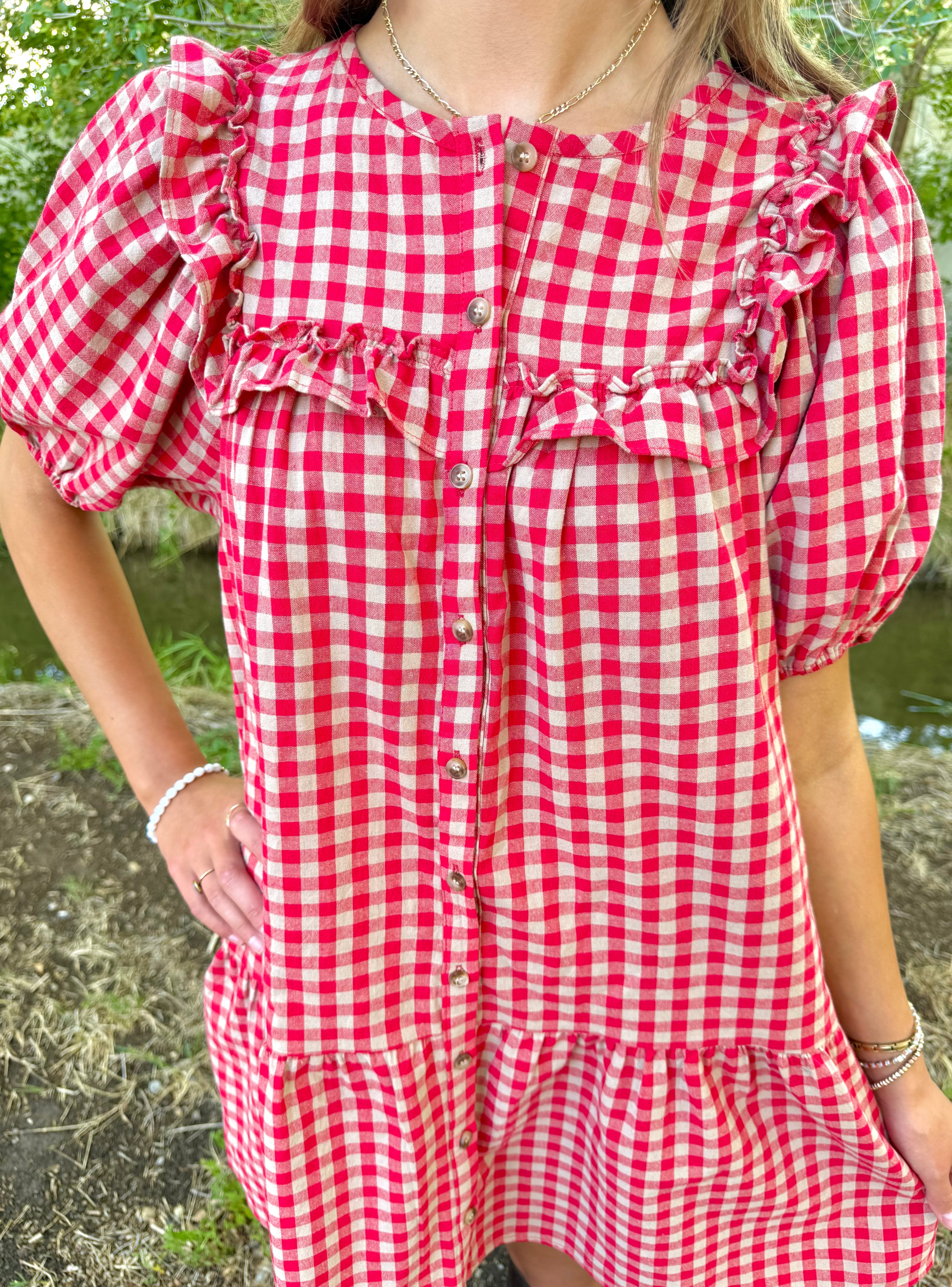 Andie Gingham Dress