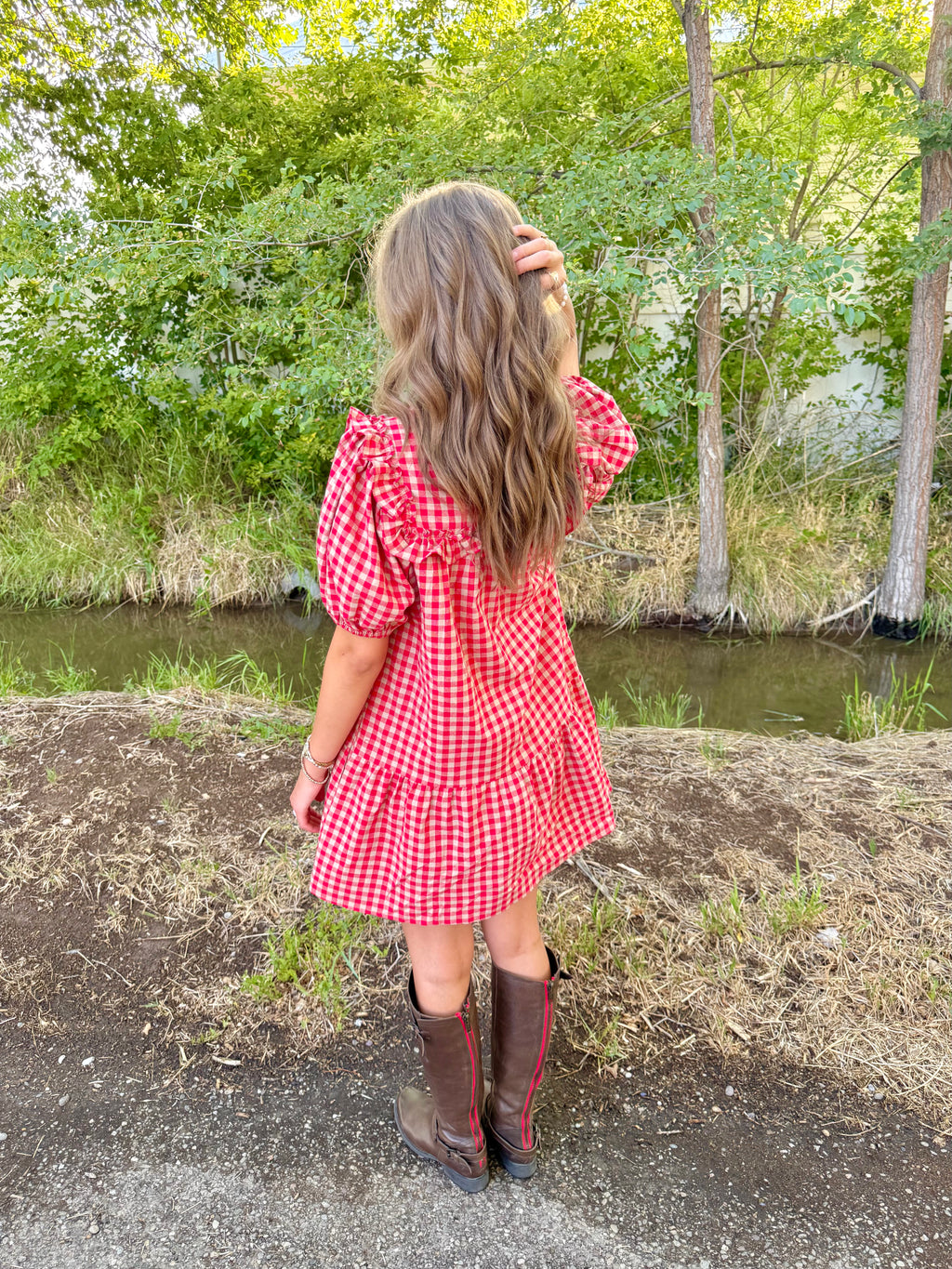 Andie Gingham Dress