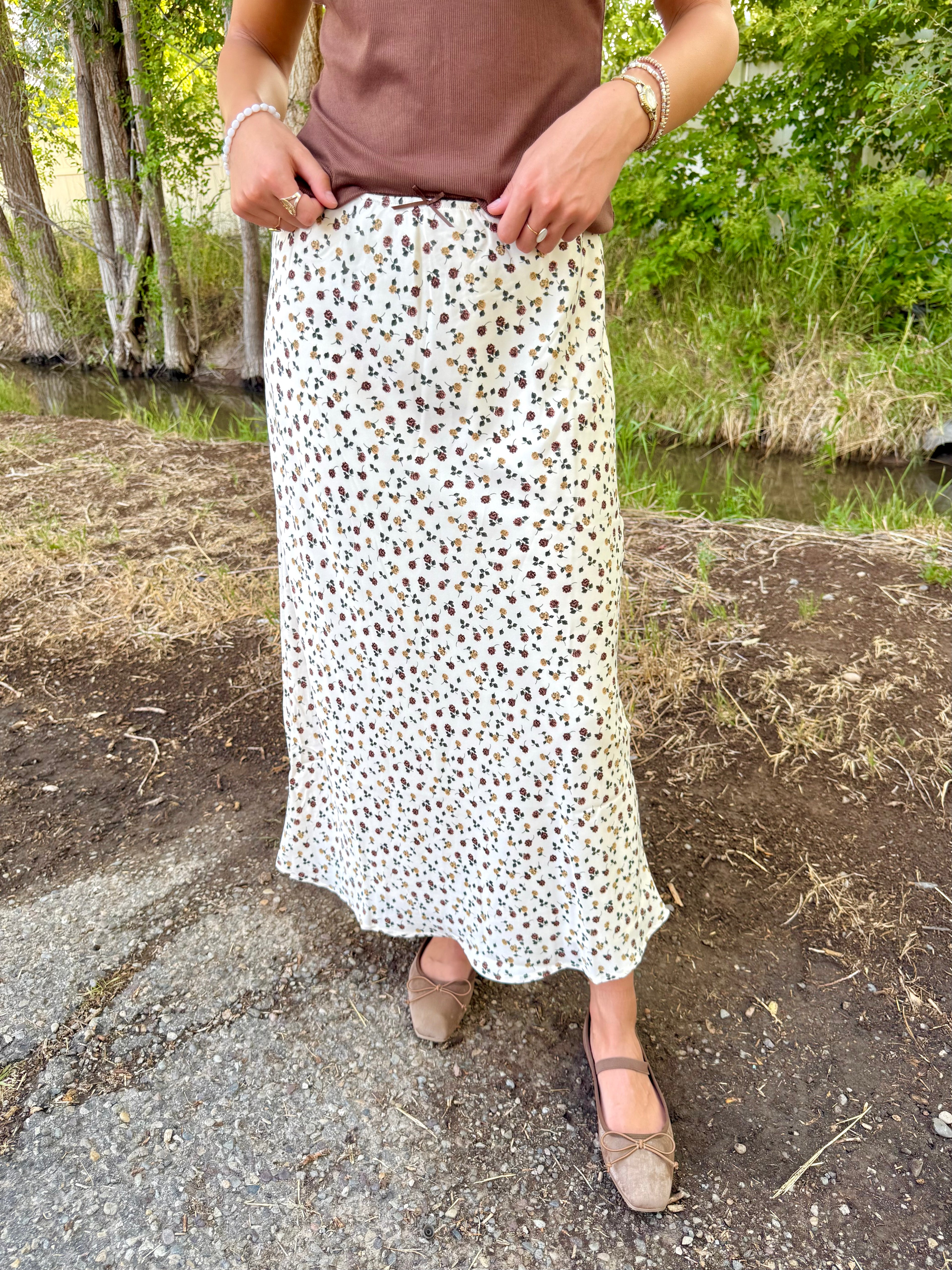 Eden Ditsy Floral Skirt