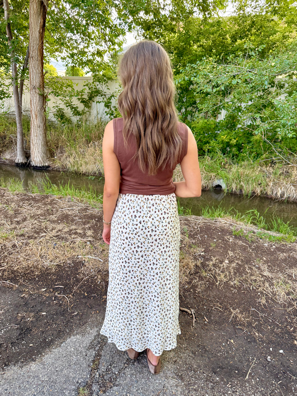 Eden Ditsy Floral Skirt