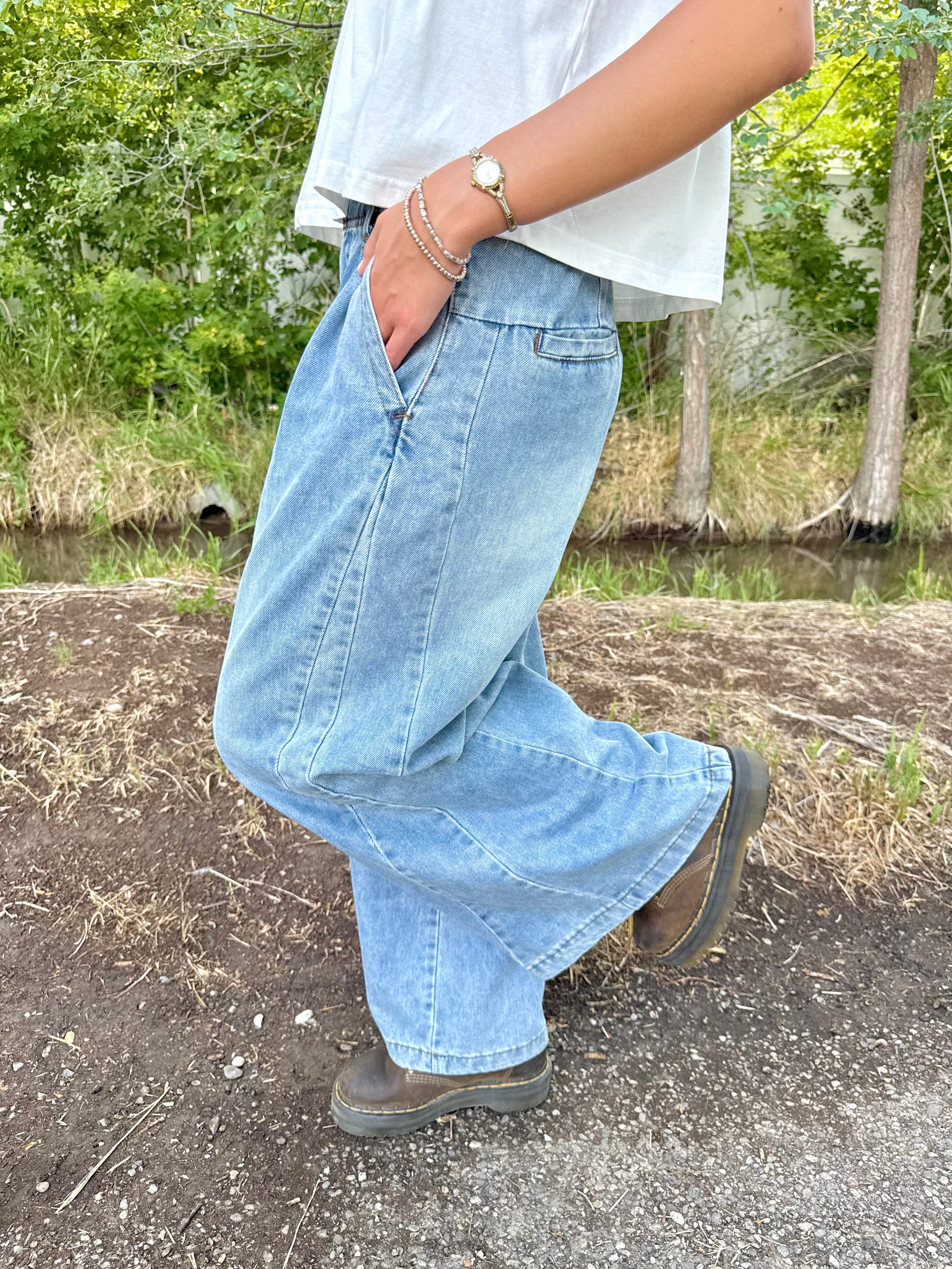 Finishing Touch Wide Leg Denim