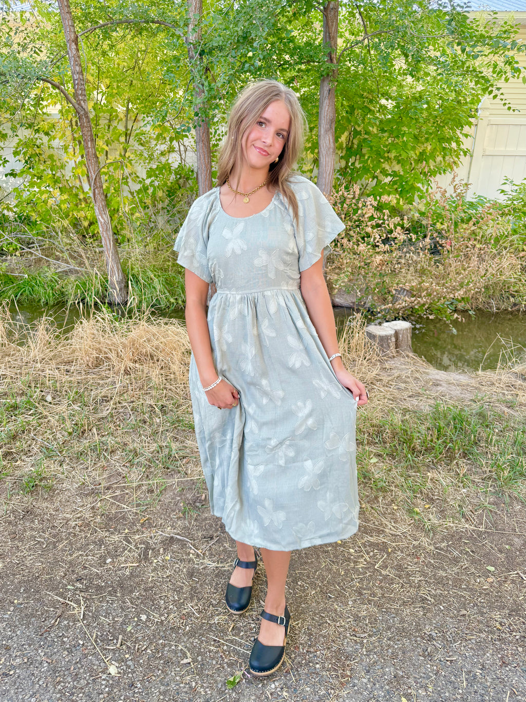 Arnett Sage Green Dress