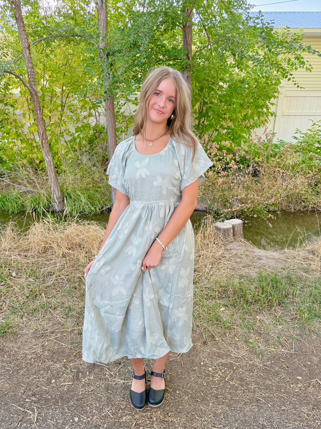 Arnett Sage Green Dress