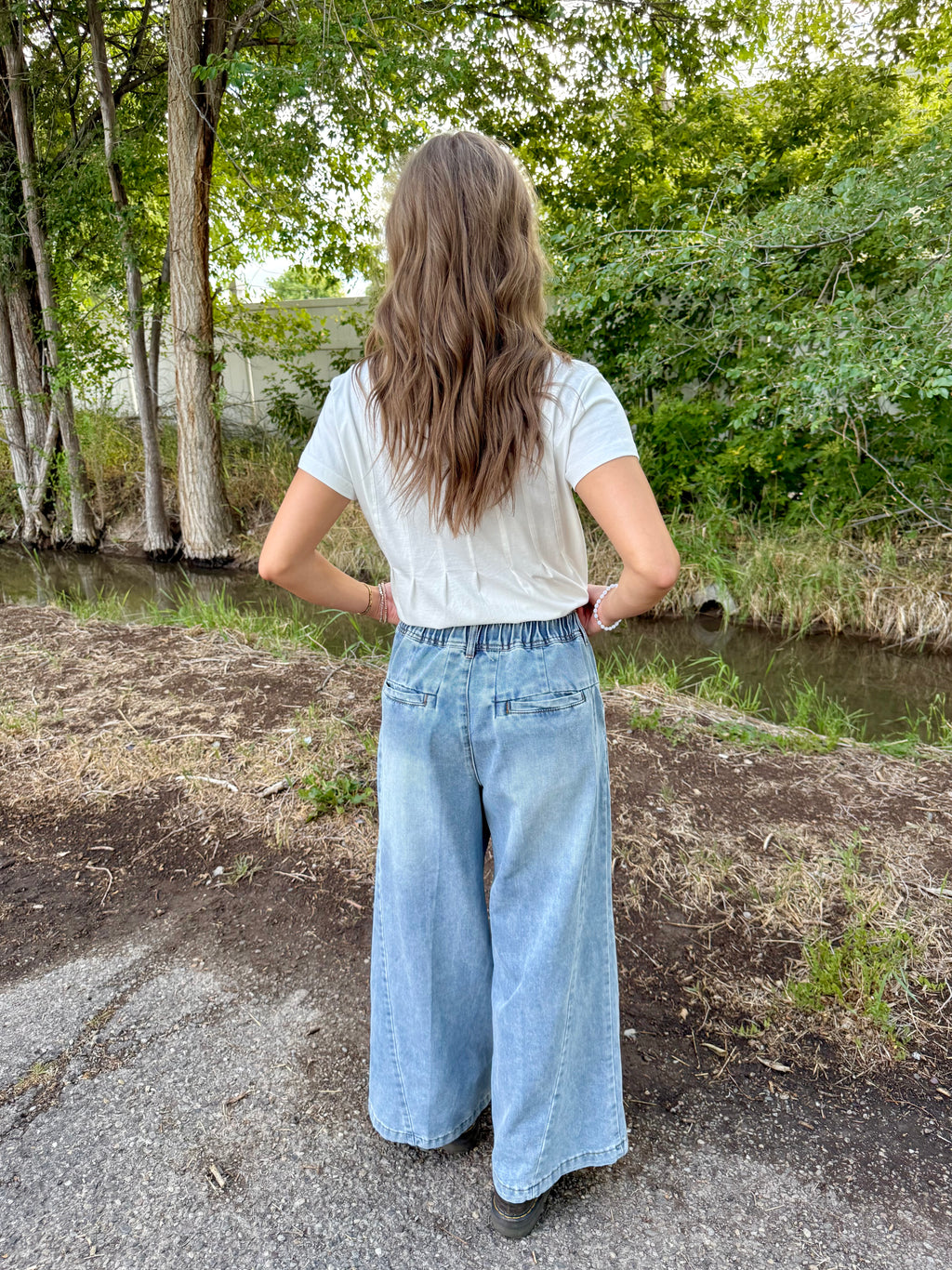 Finishing Touch Wide Leg Denim