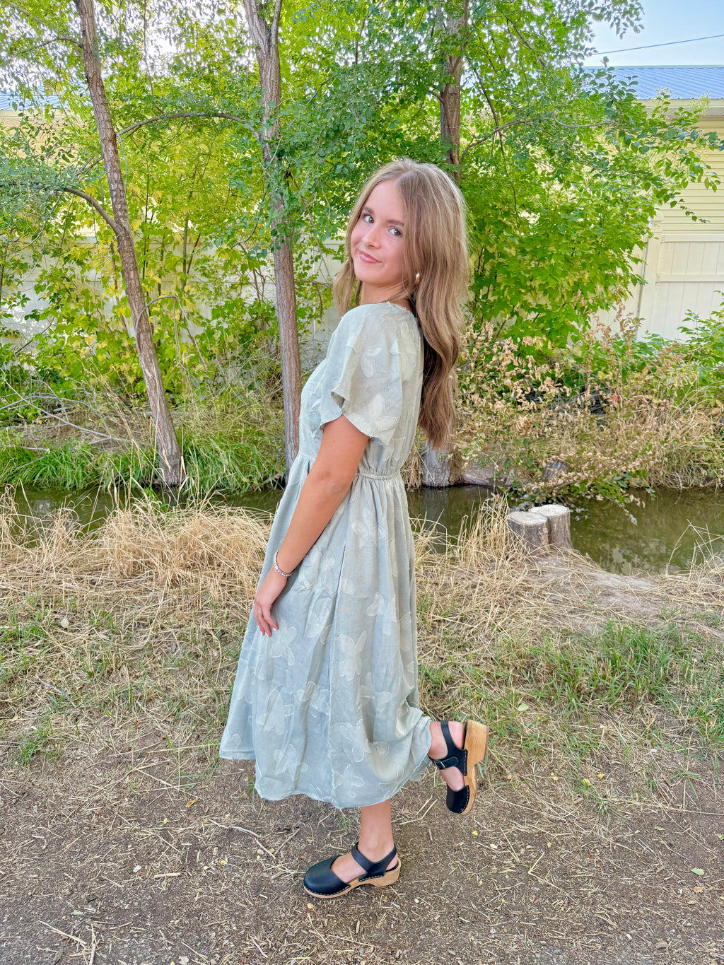 Arnett Sage Green Dress