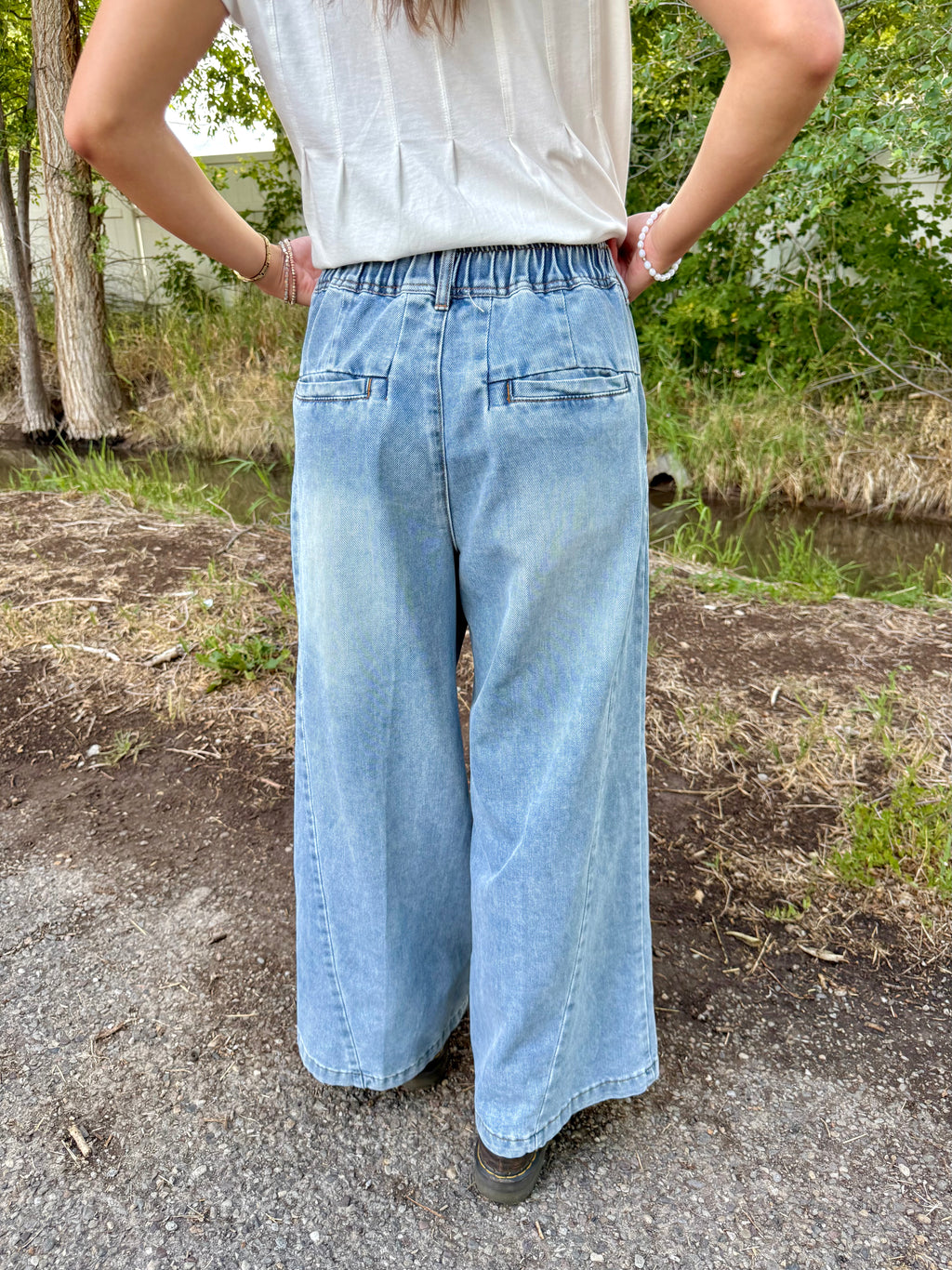 Finishing Touch Wide Leg Denim