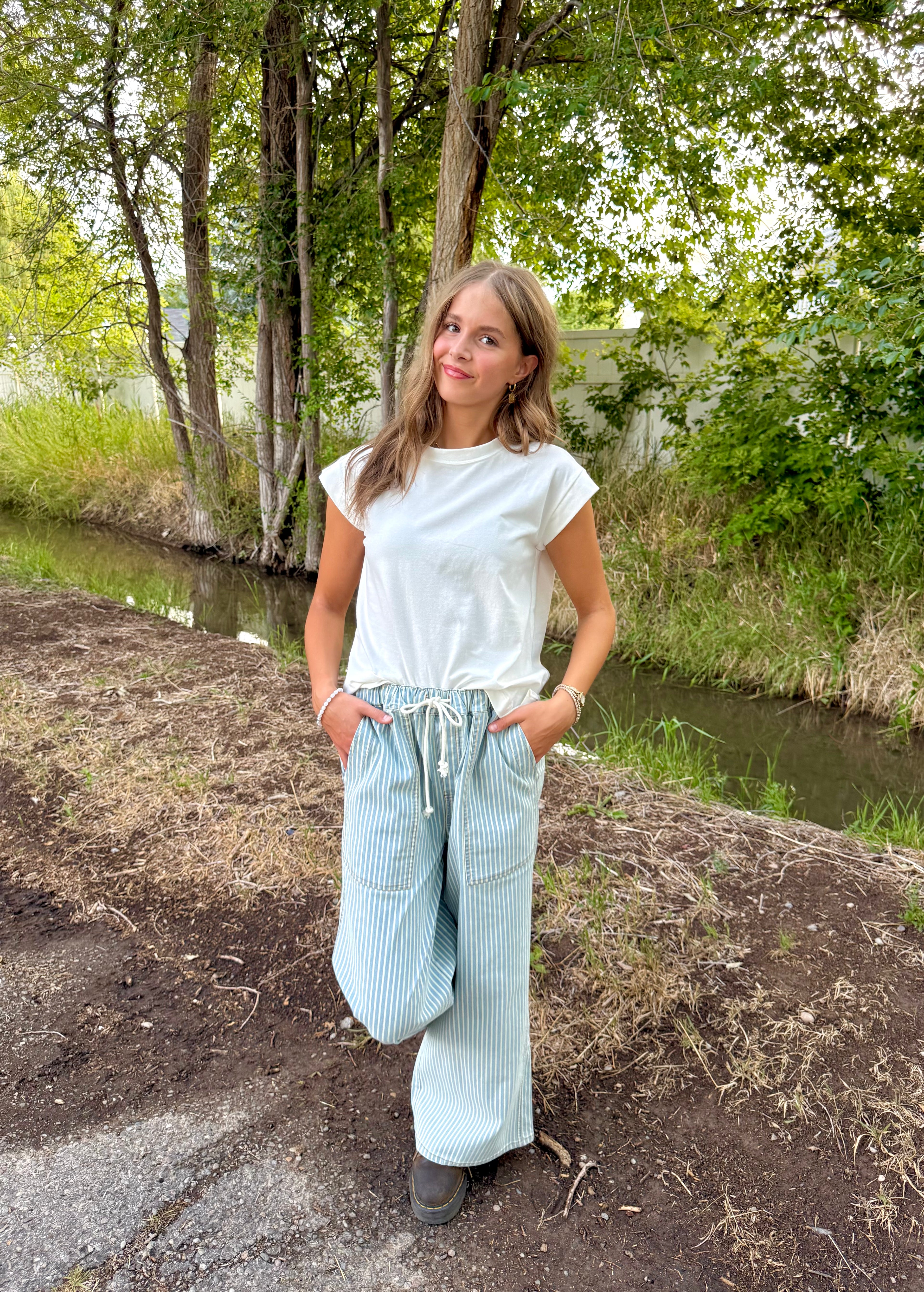 Newport Striped Pants