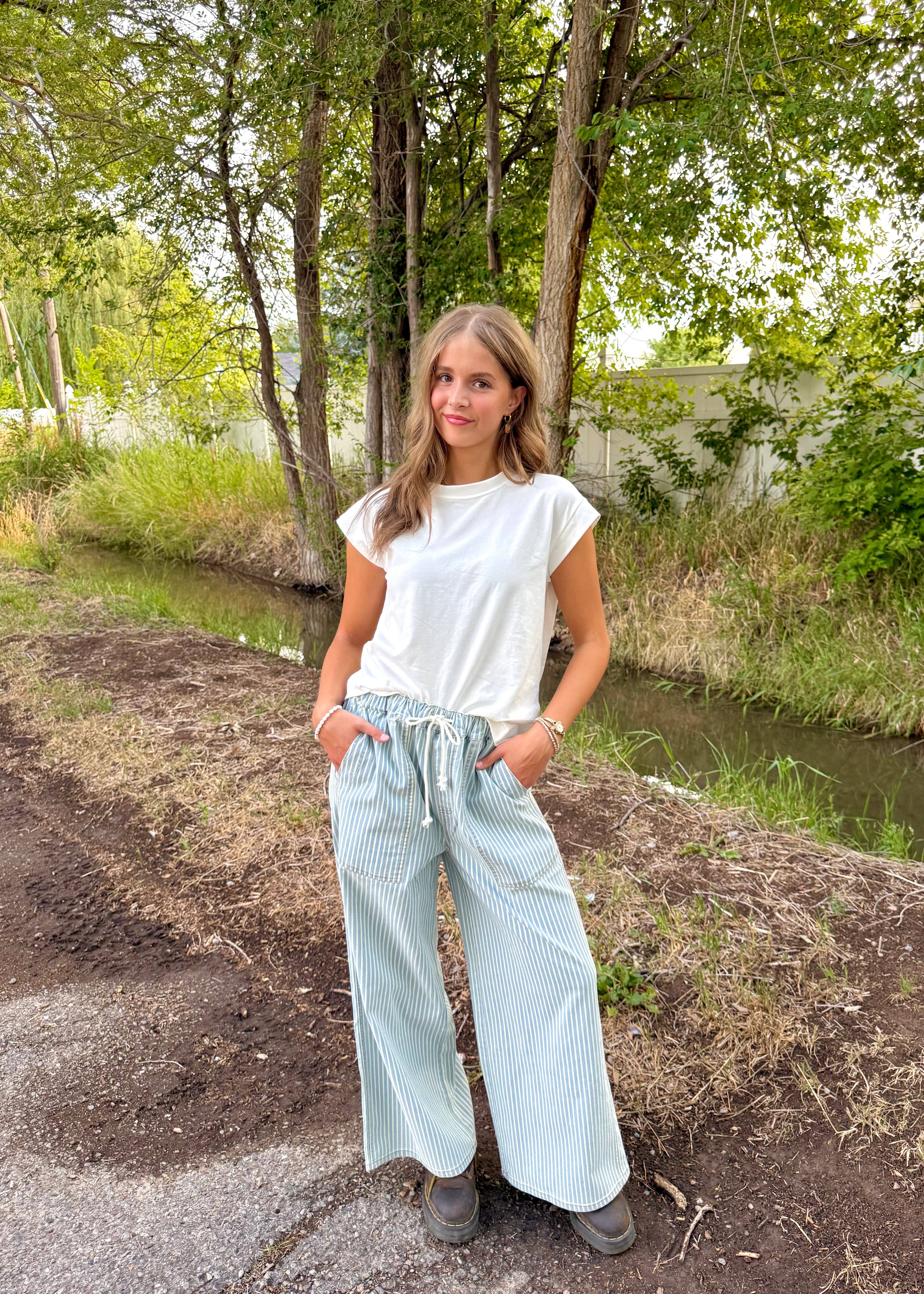 Newport Striped Pants
