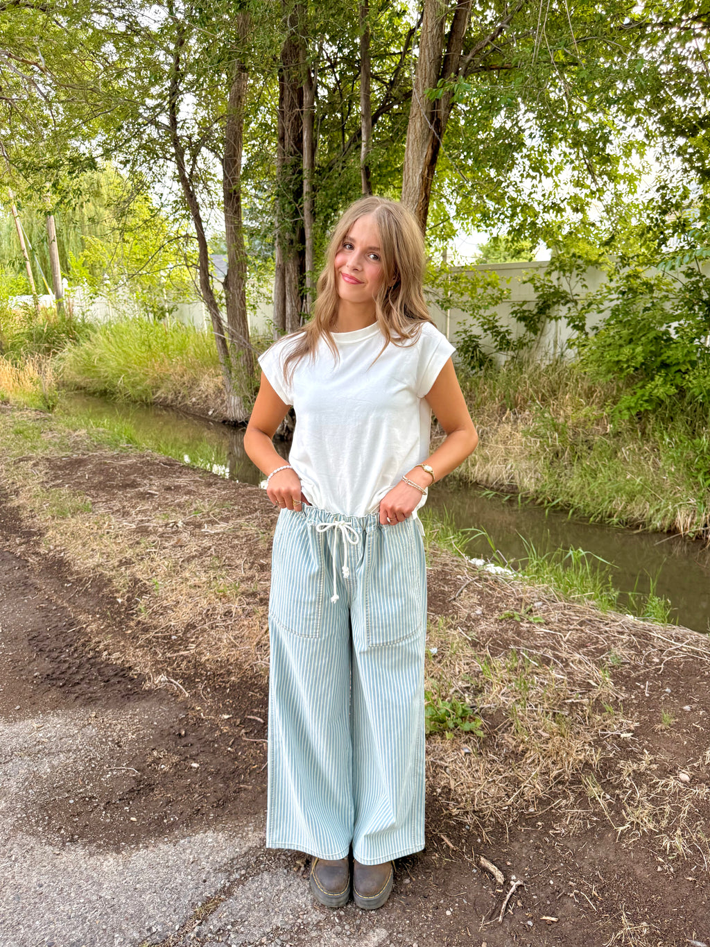 Newport Striped Pants