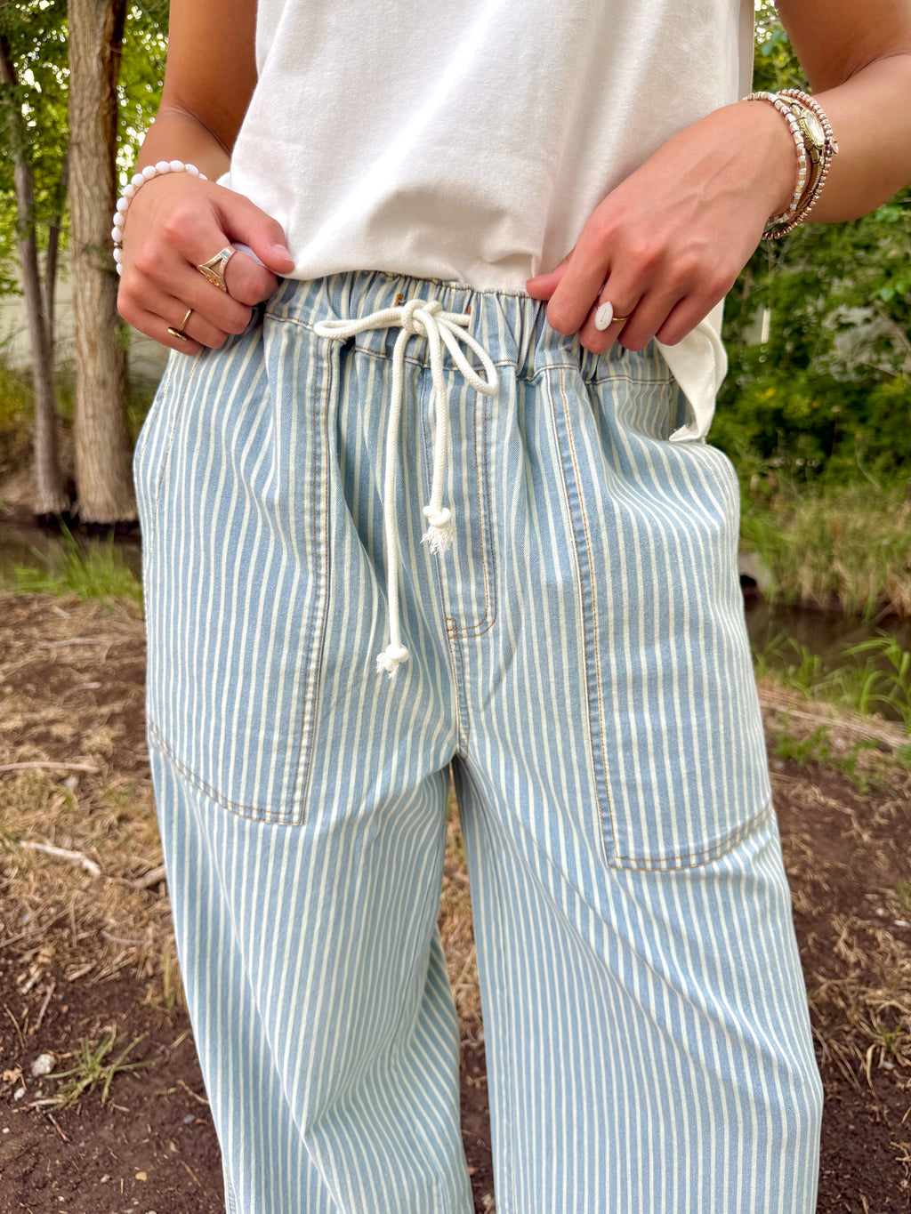 Newport Striped Pants