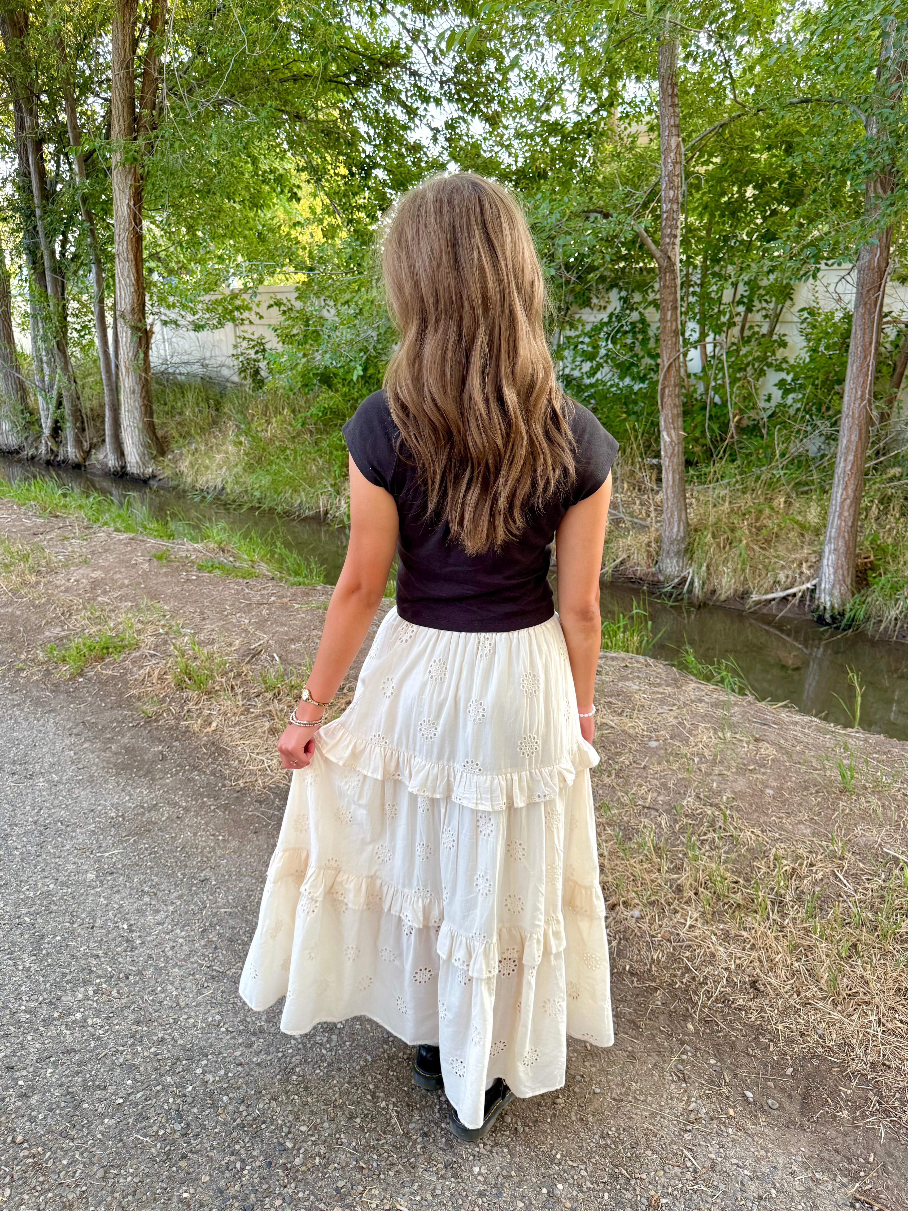Roselle Eyelet Skirt