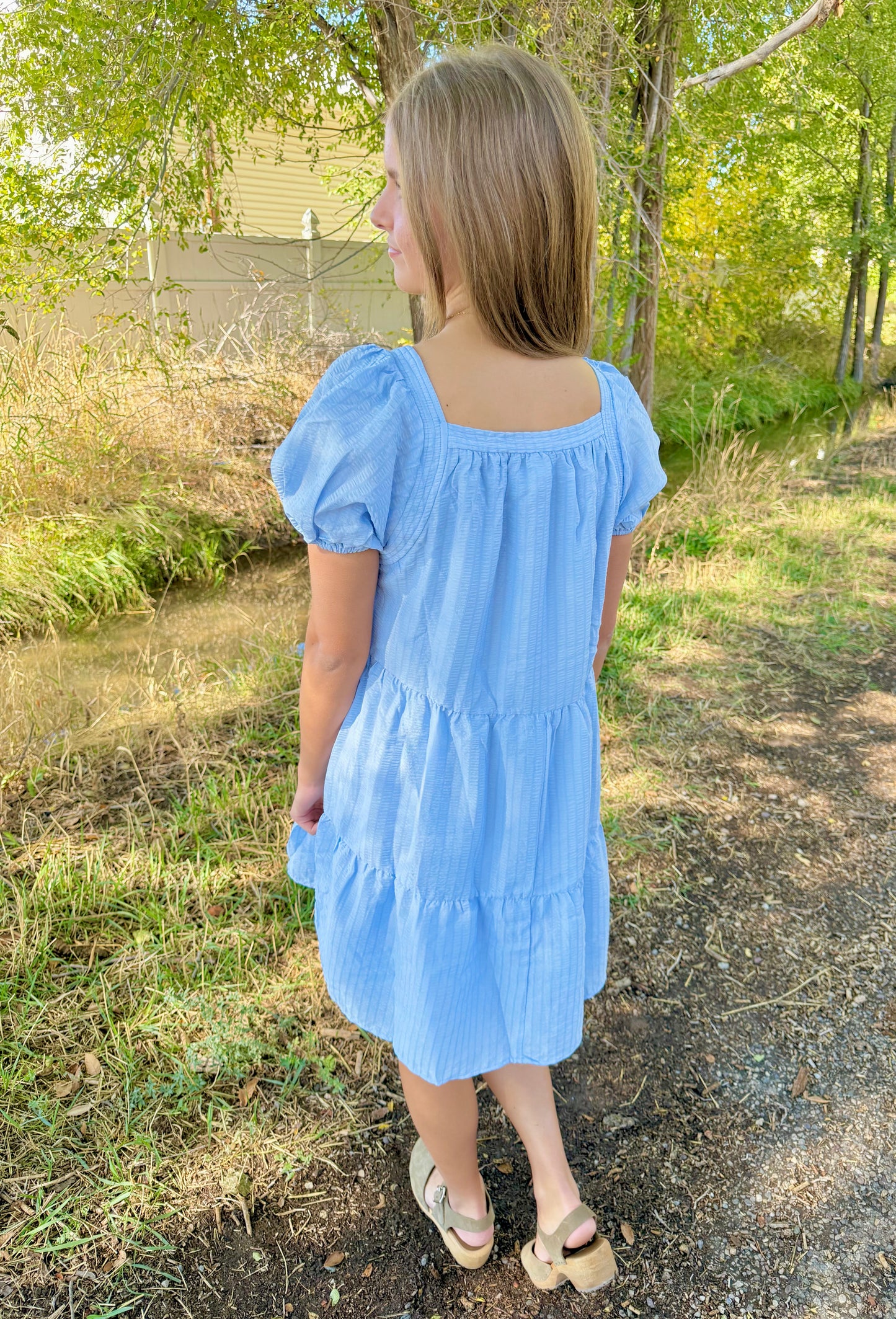 Claudia Baby Blue Dress