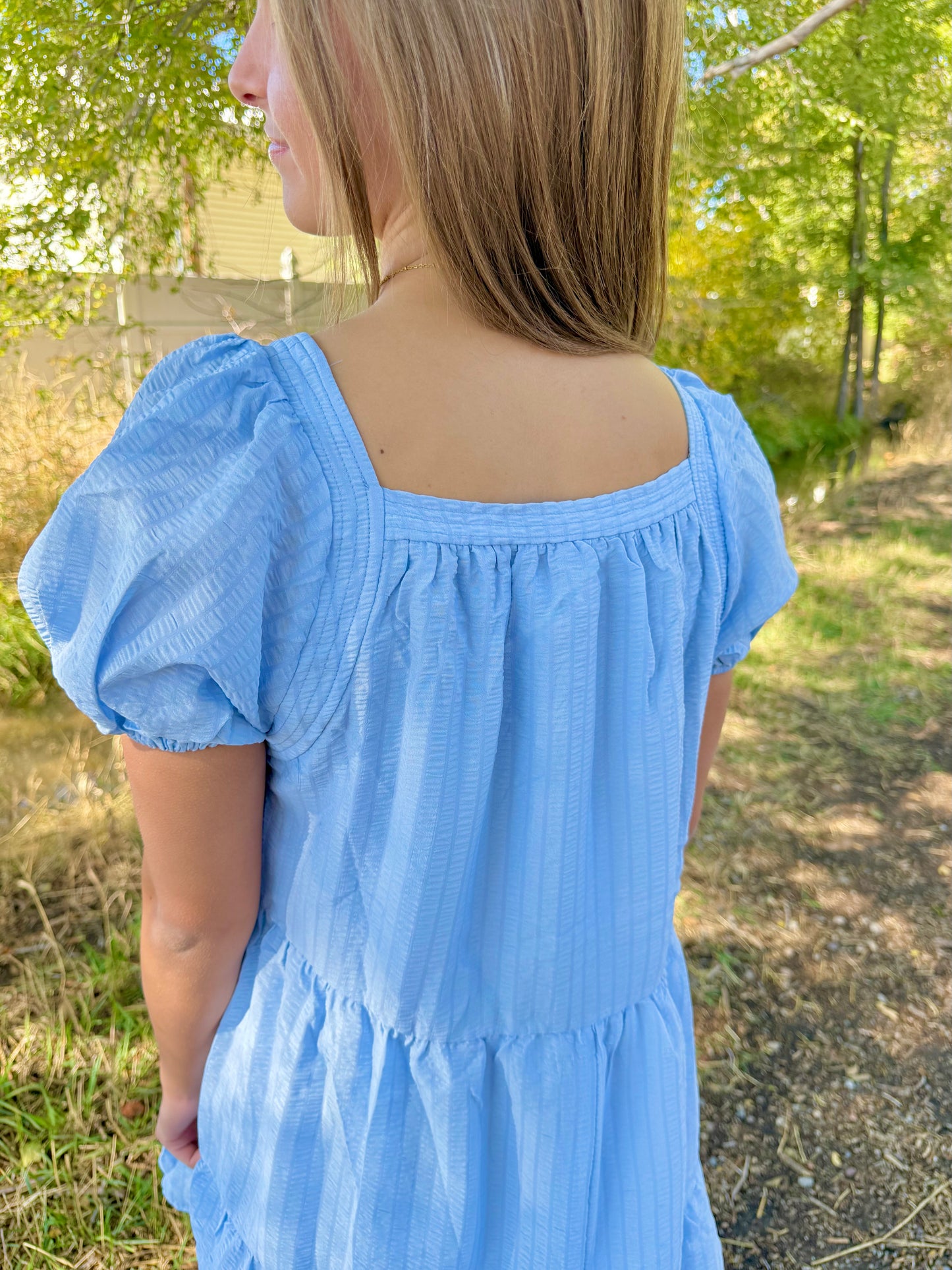 Claudia Baby Blue Dress