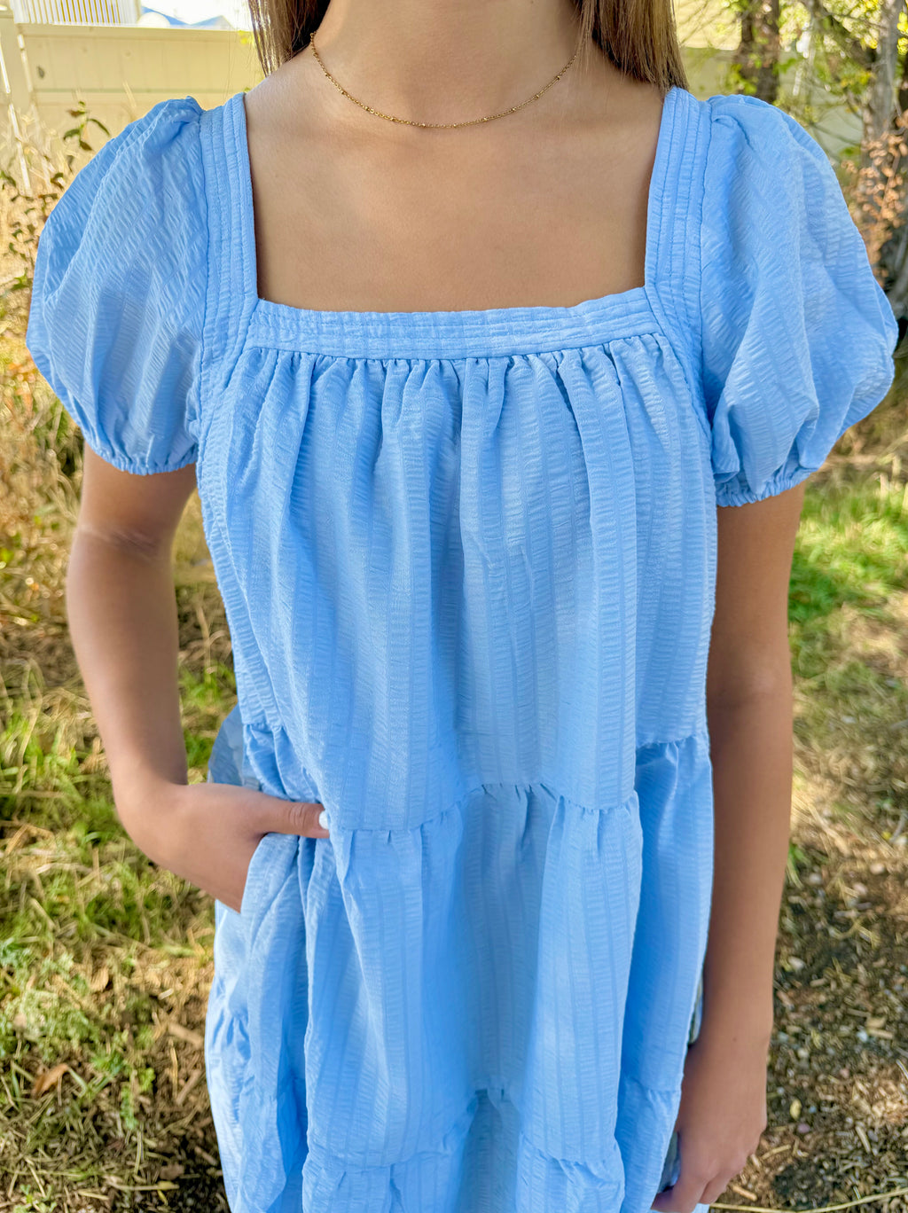 Claudia Baby Blue Dress