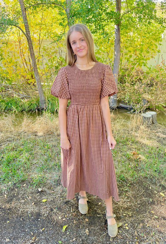 Reagan Gingham Dress