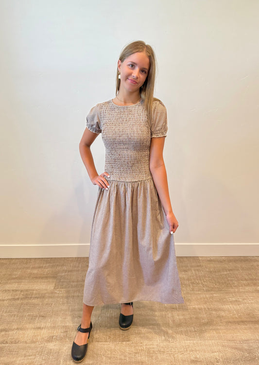 Alyssa Gingham Dress