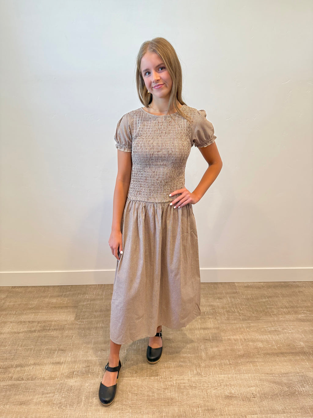 Alyssa Gingham Dress