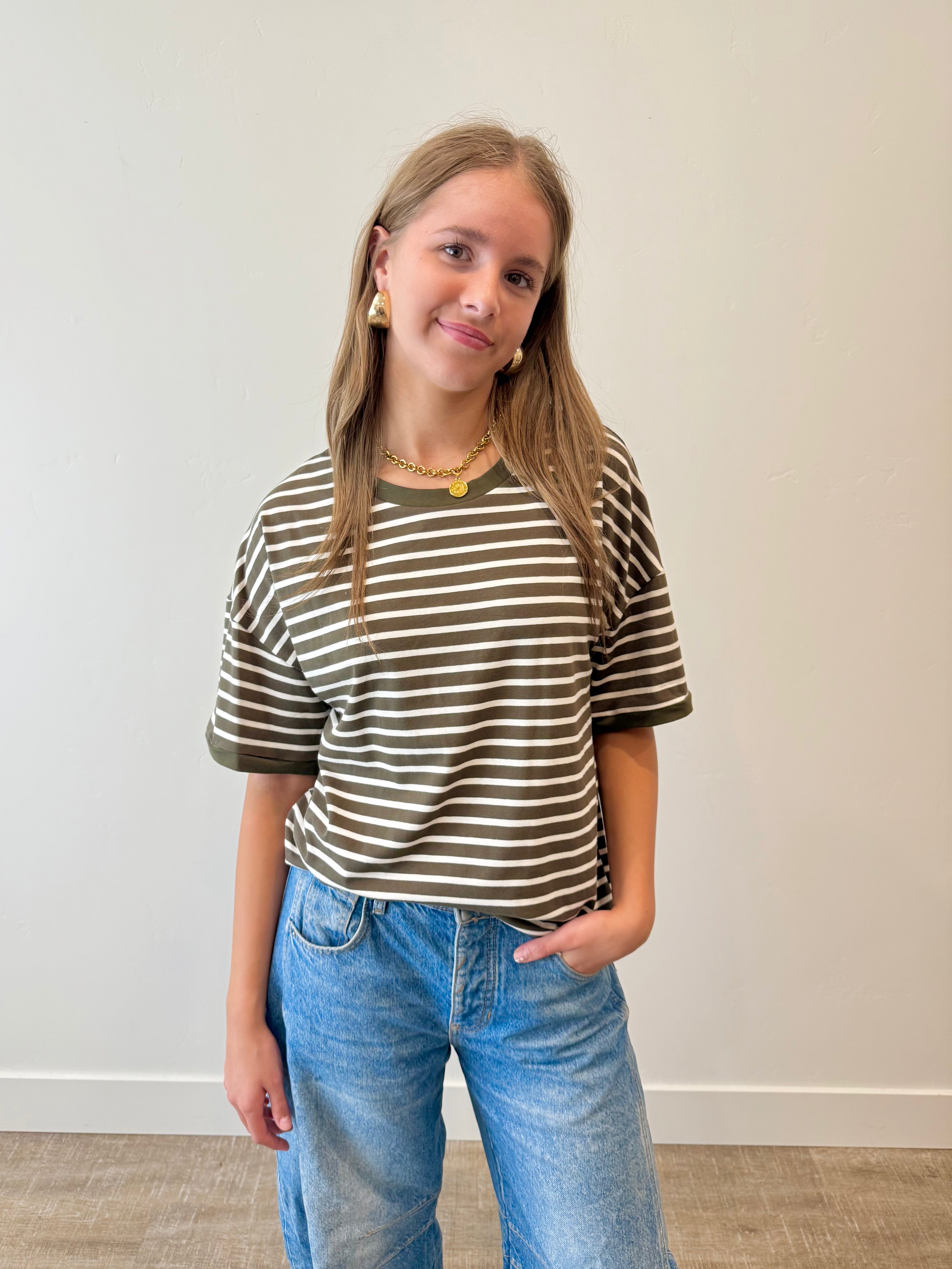 Stevie Striped Top
