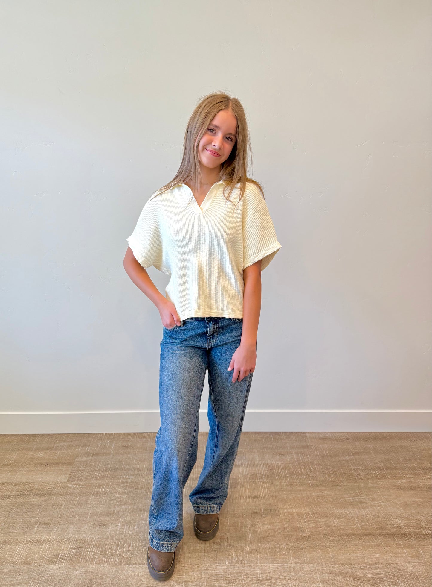 Addy Ribbed Sweater Top