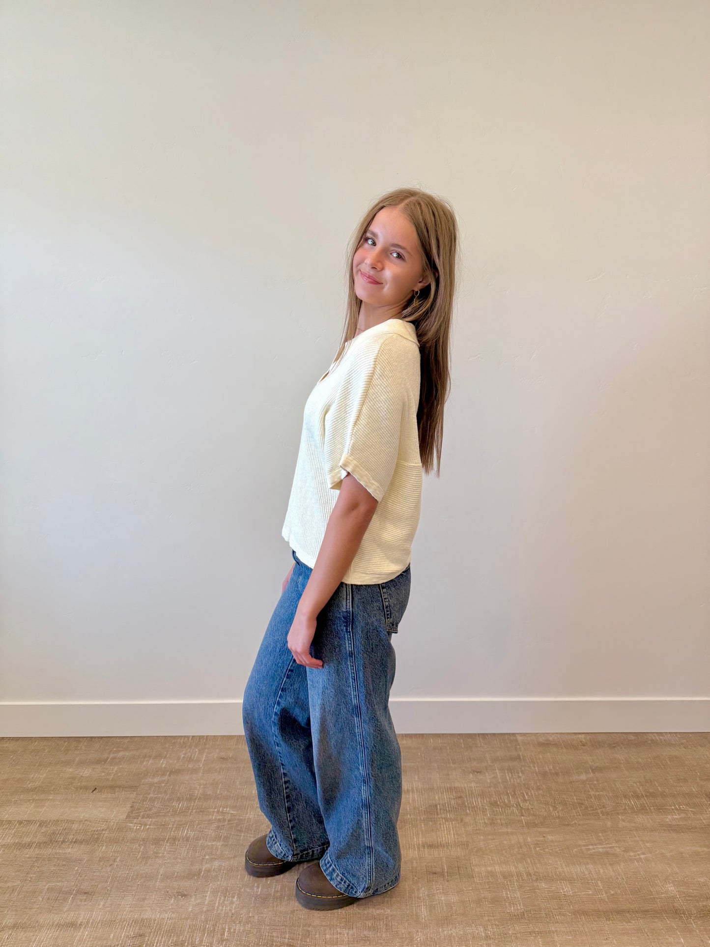 Addy Ribbed Sweater Top