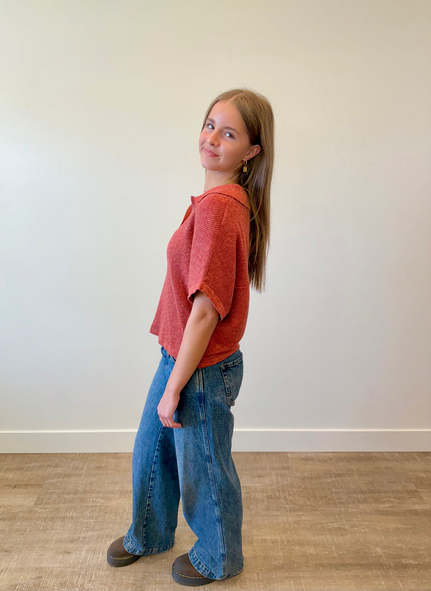 Addy Ribbed Sweater Top