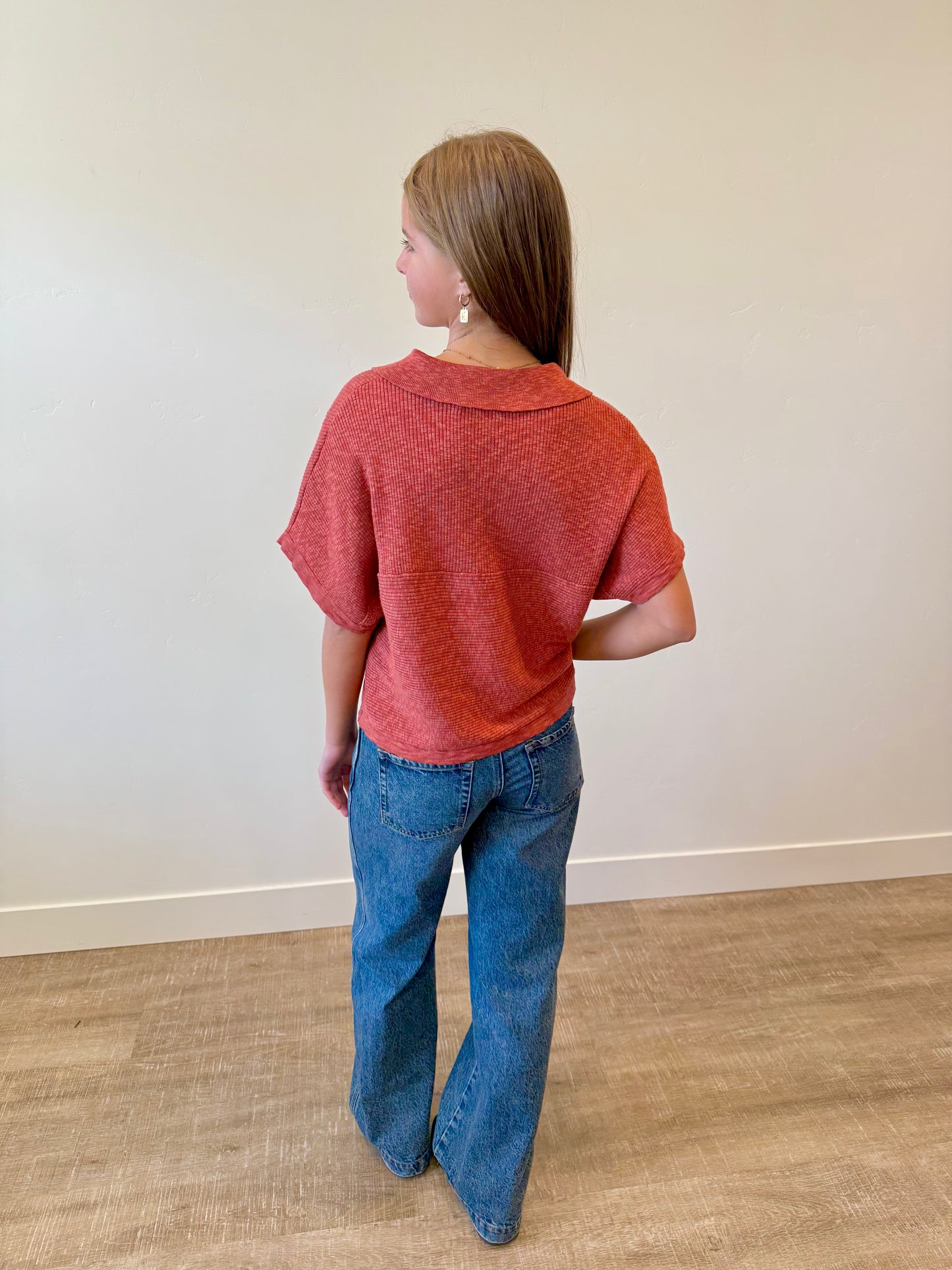 Addy Ribbed Sweater Top