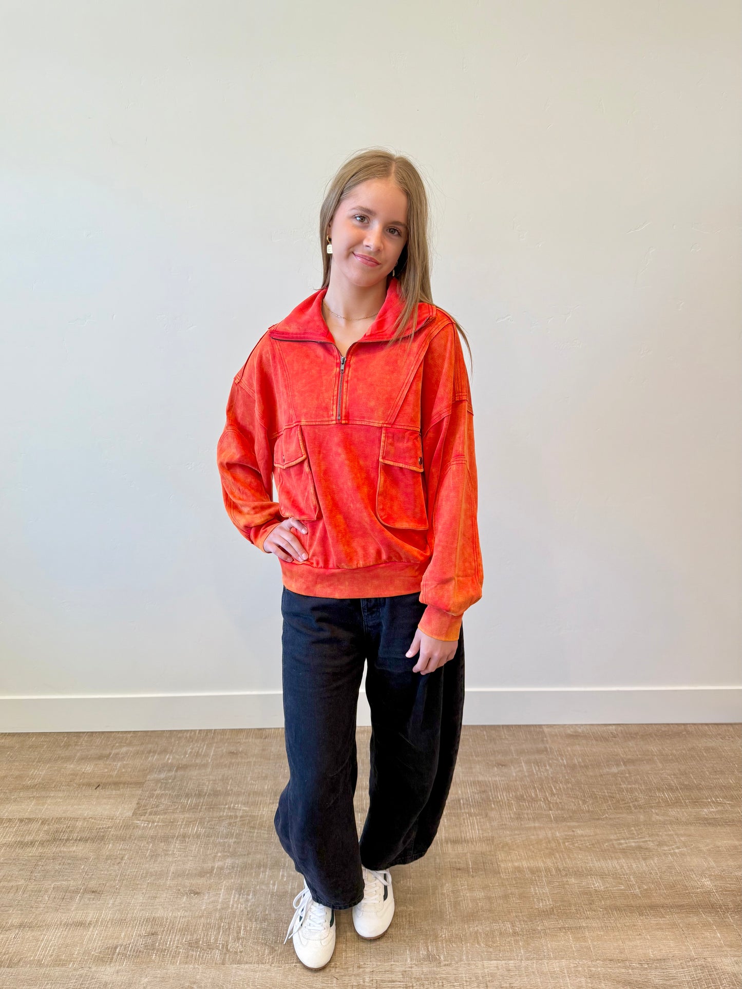 Feelin' Fine Half Zip Pullover