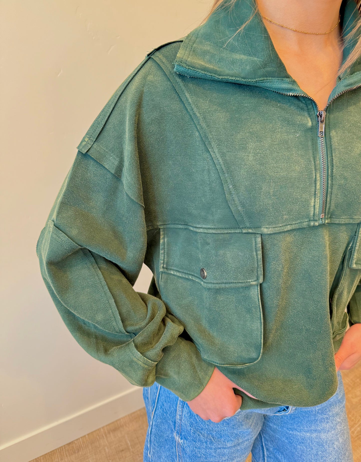 Feelin' Fine Half Zip Pullover