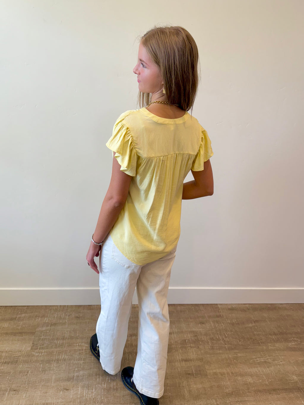 Linden Button Up Top