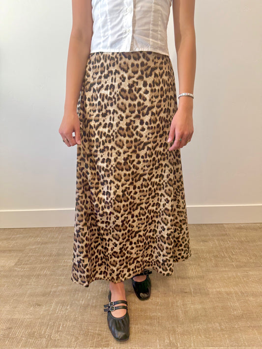 Aria Leopard Skirt