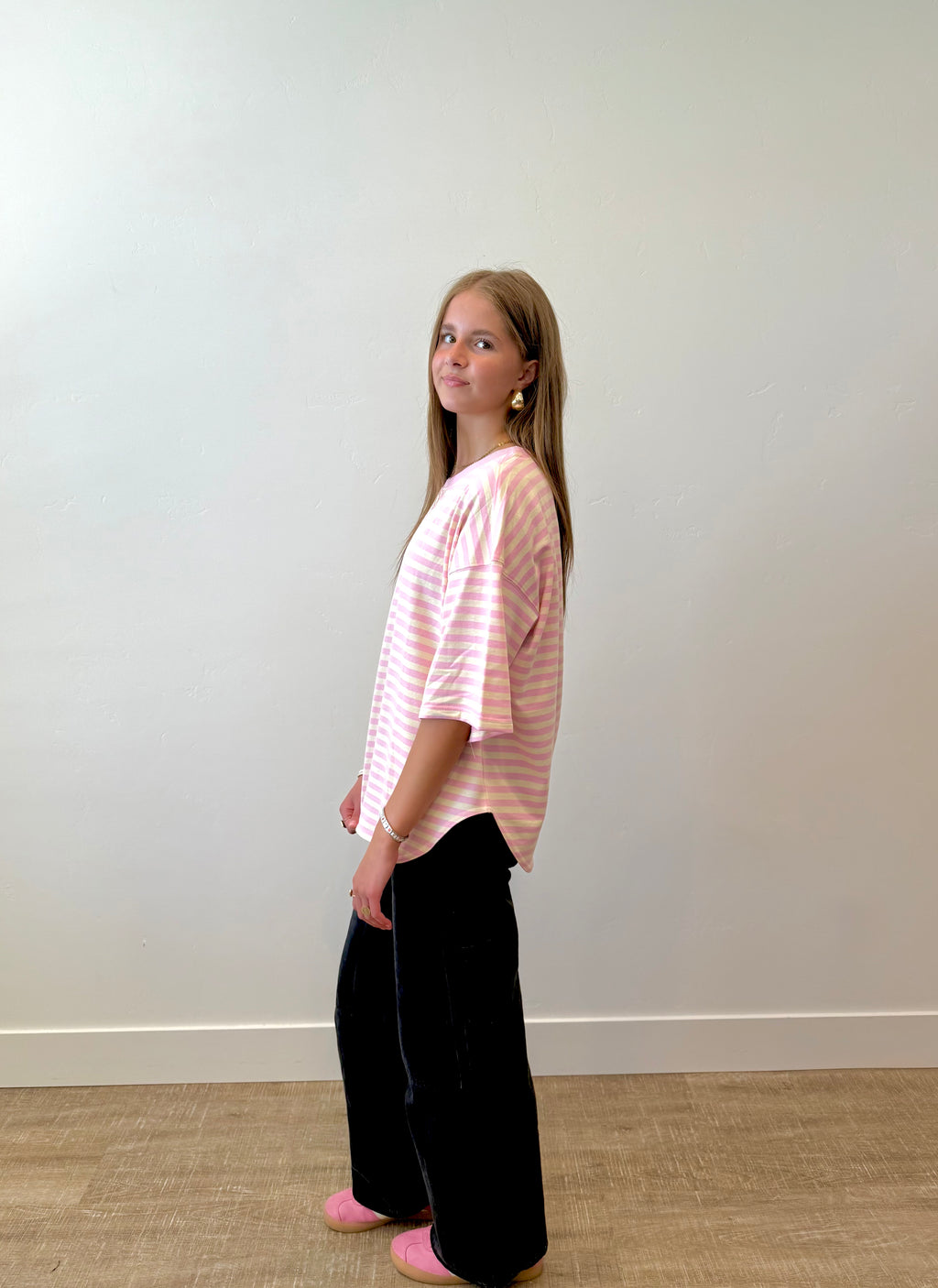 Millie Striped Oversized Top