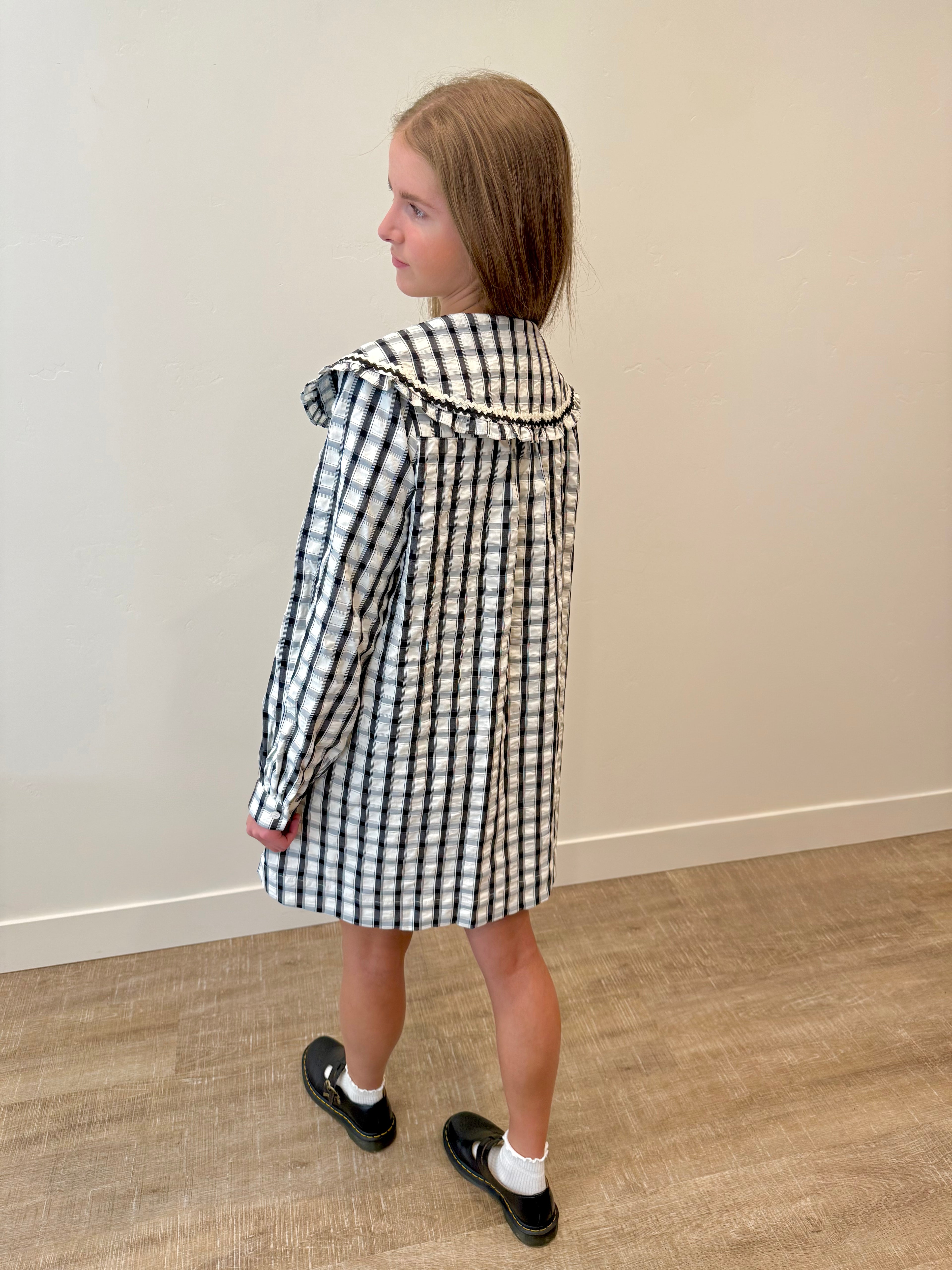 Simone Plaid Dress