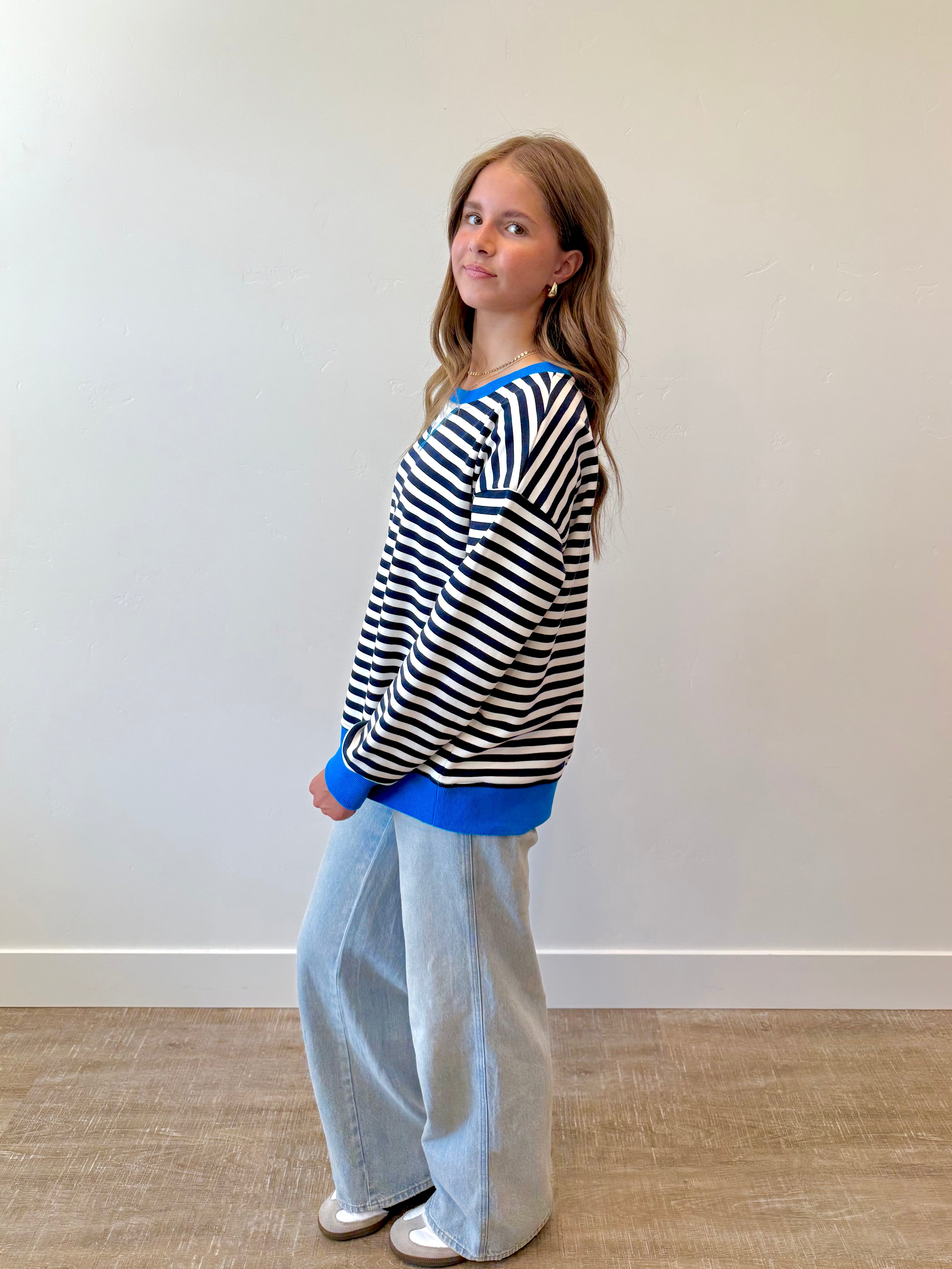 Beverly Striped Crewneck