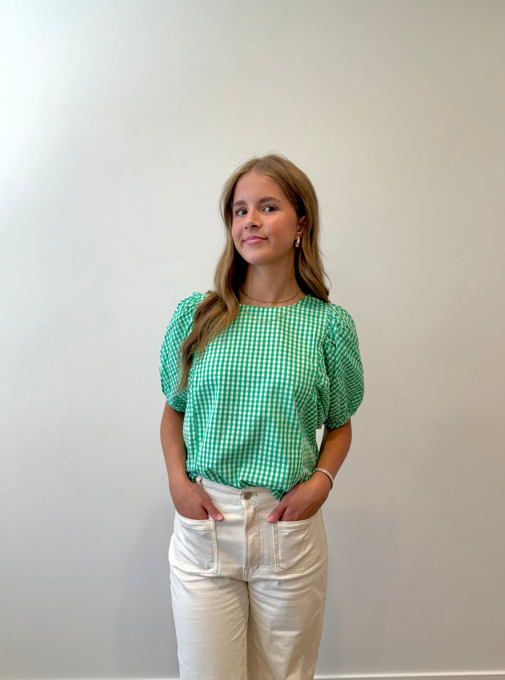 Abbey Gingham Top