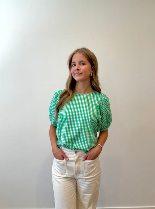 Abbey Gingham Top