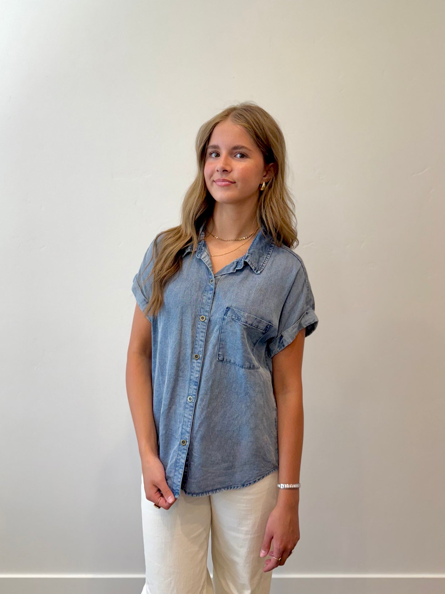 Catoosa Button-up Top