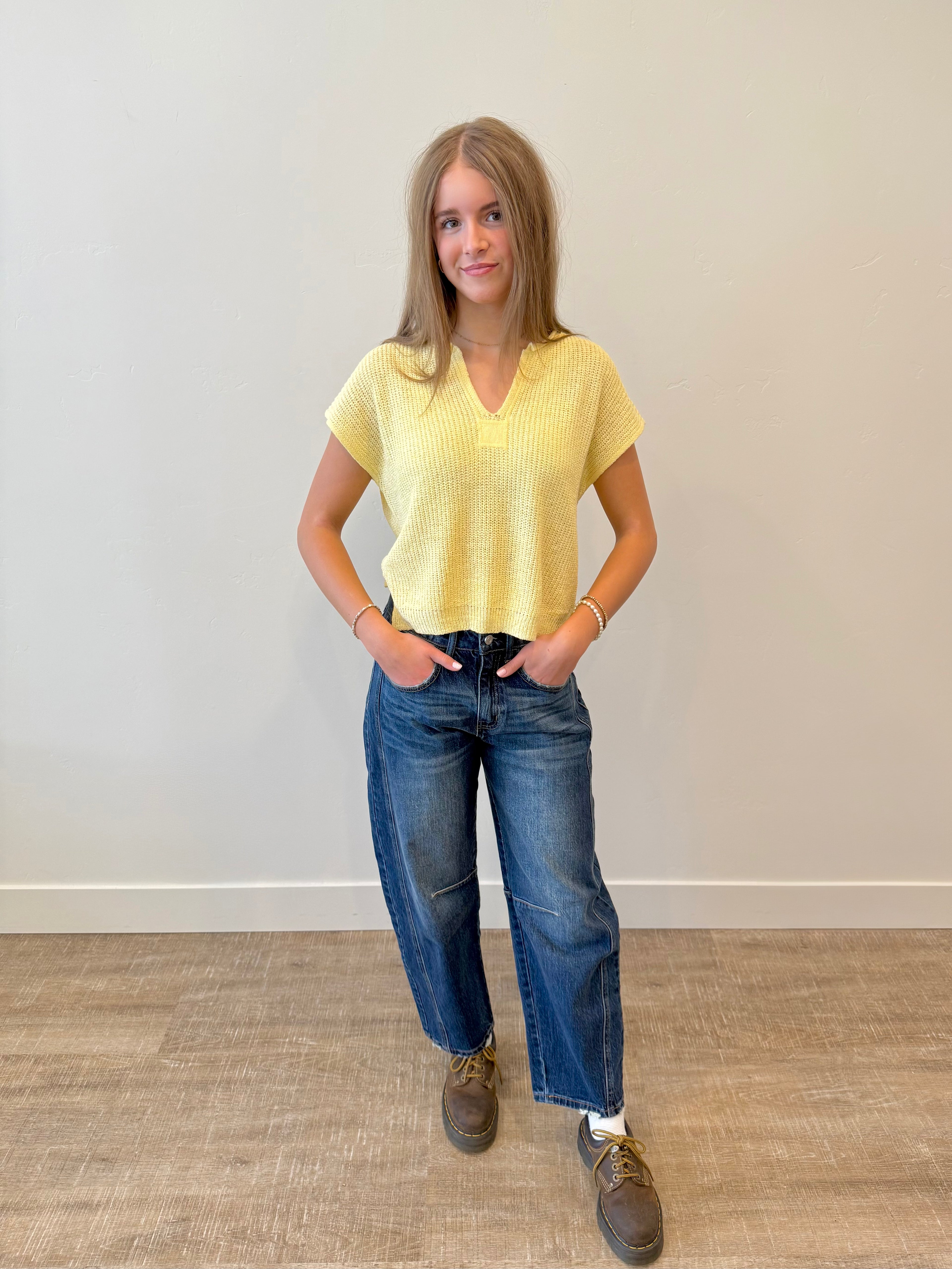 Blue Skies Barrel Denim