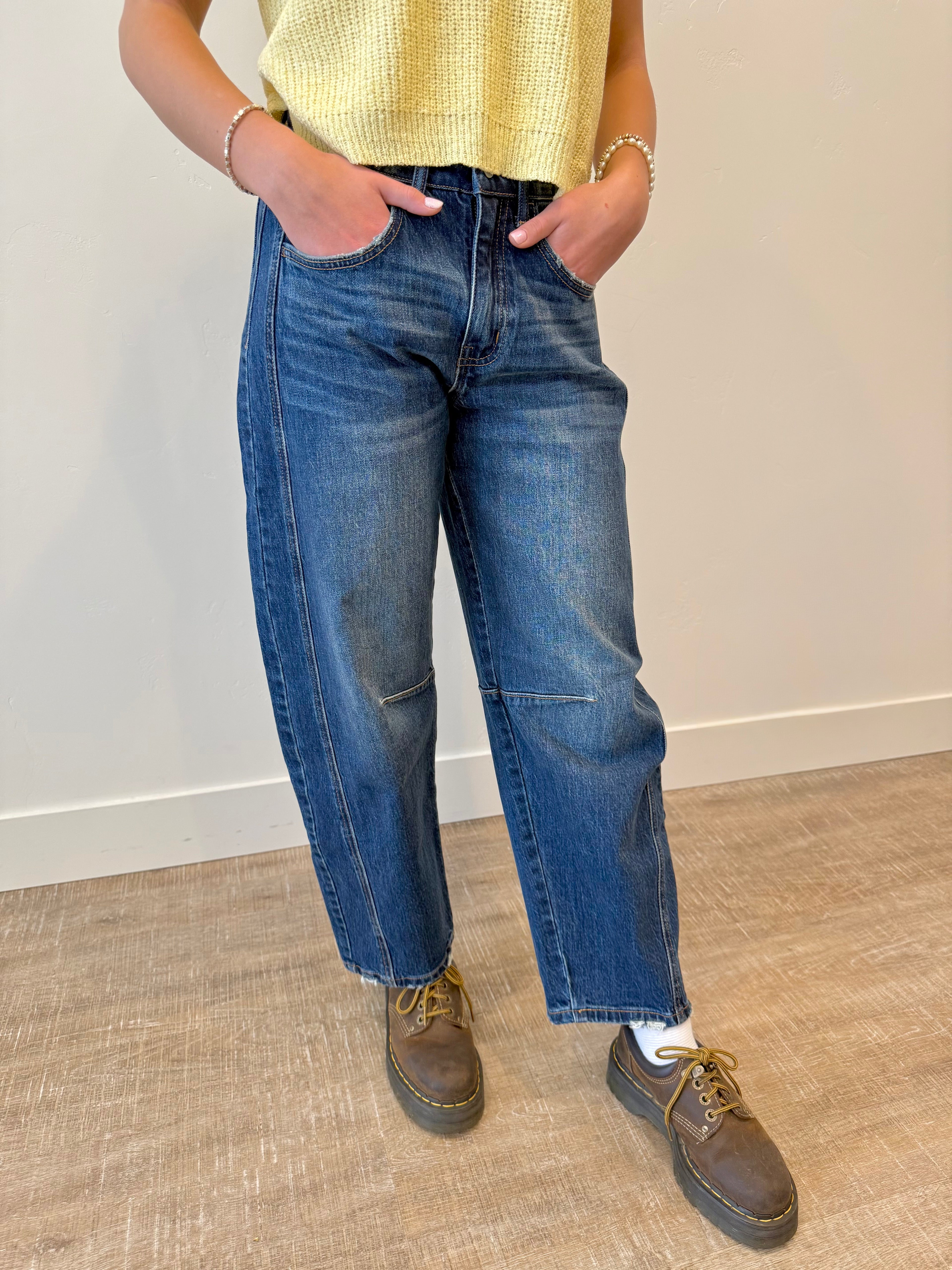 Blue Skies Barrel Denim