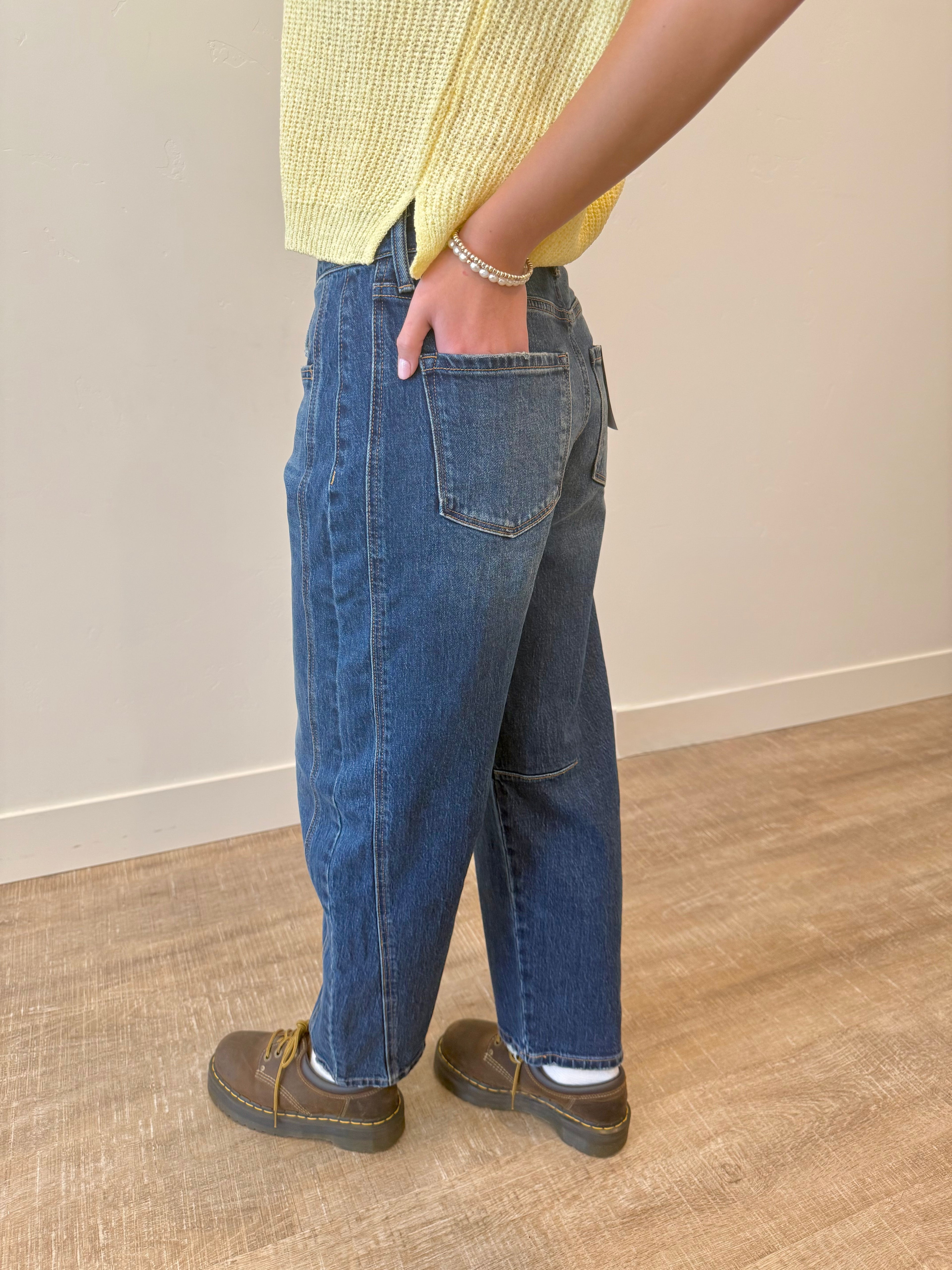 Blue Skies Barrel Denim