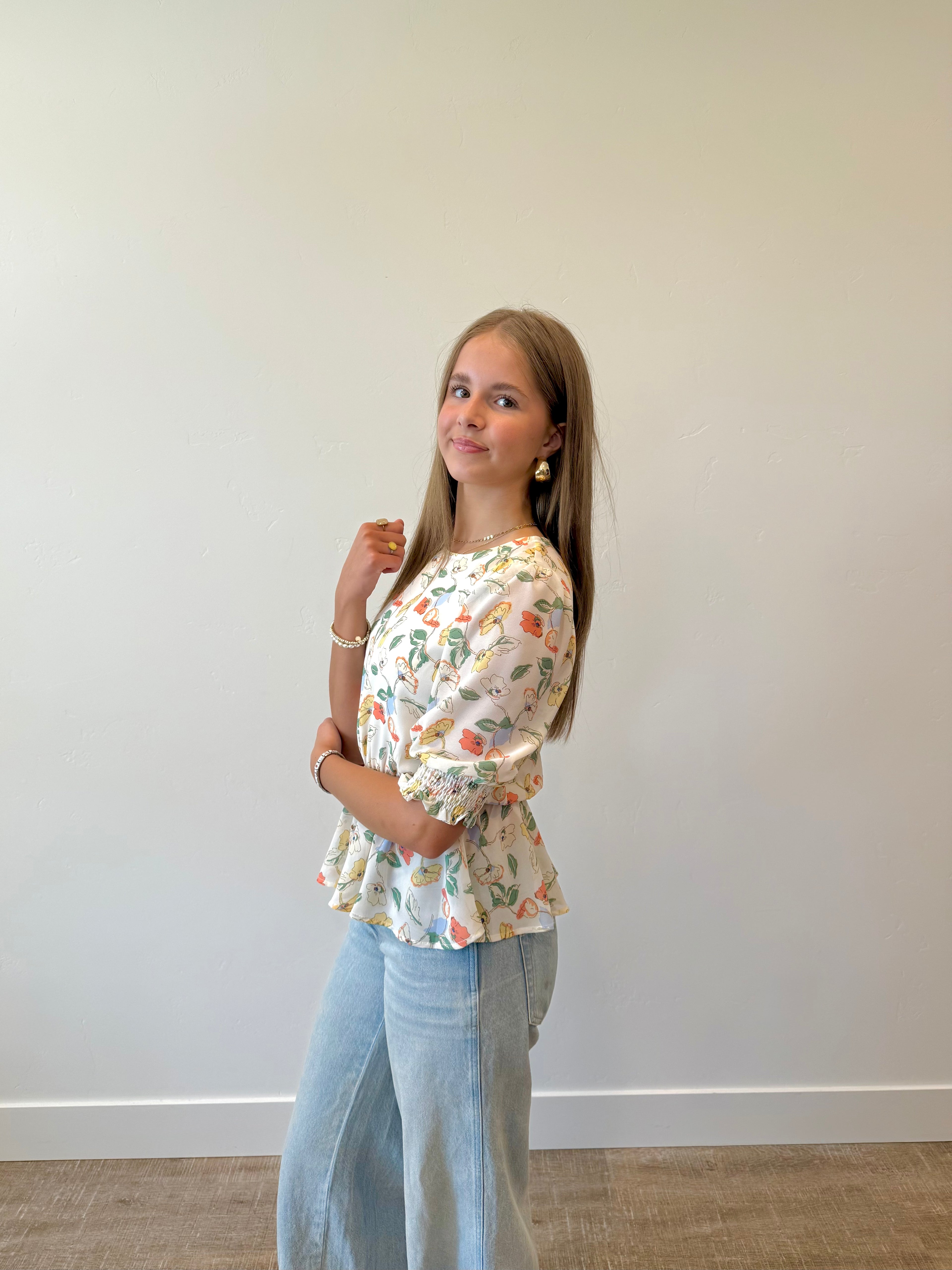 Blaise Floral Top