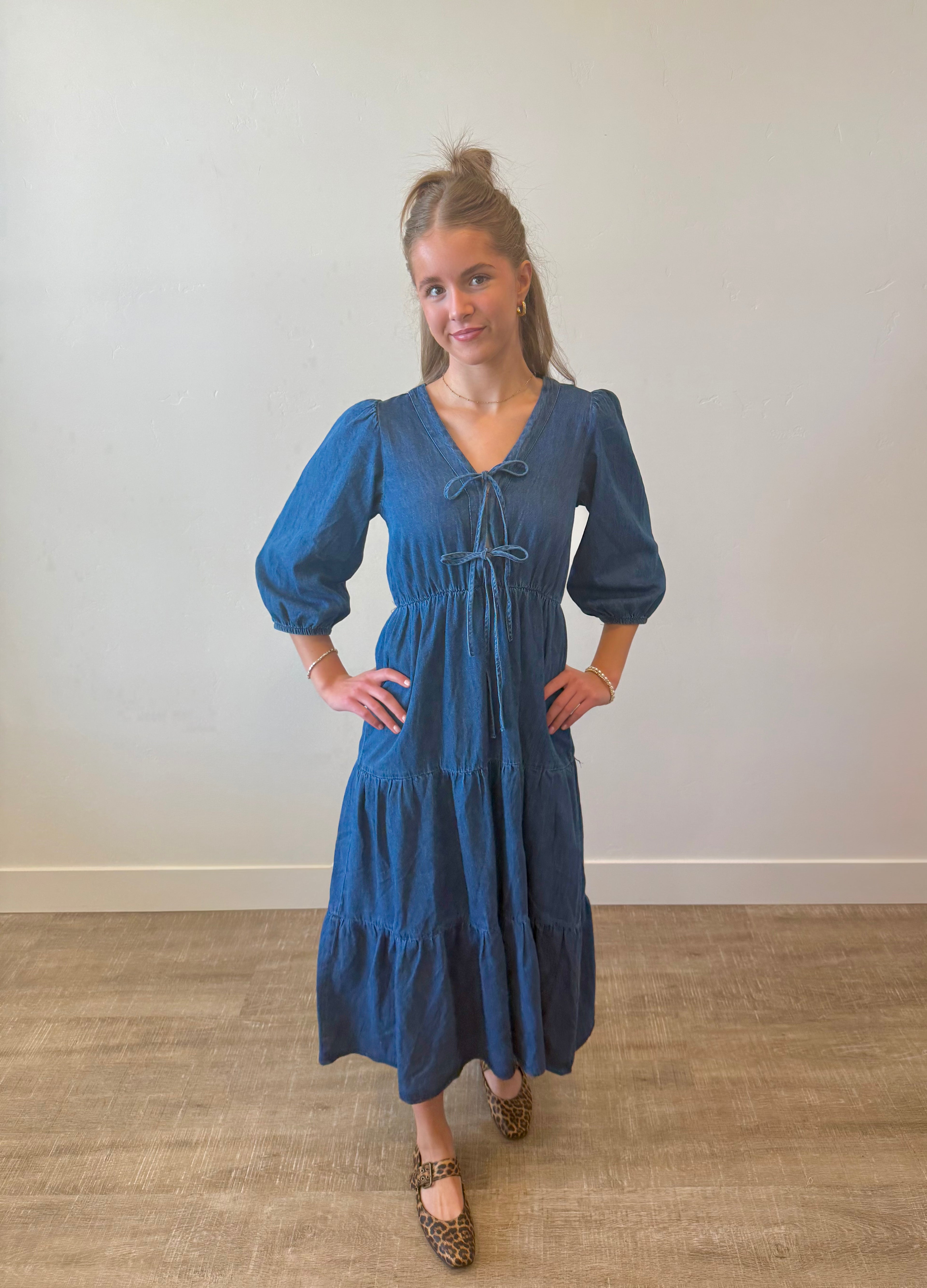 Mazie Front Tie Dress