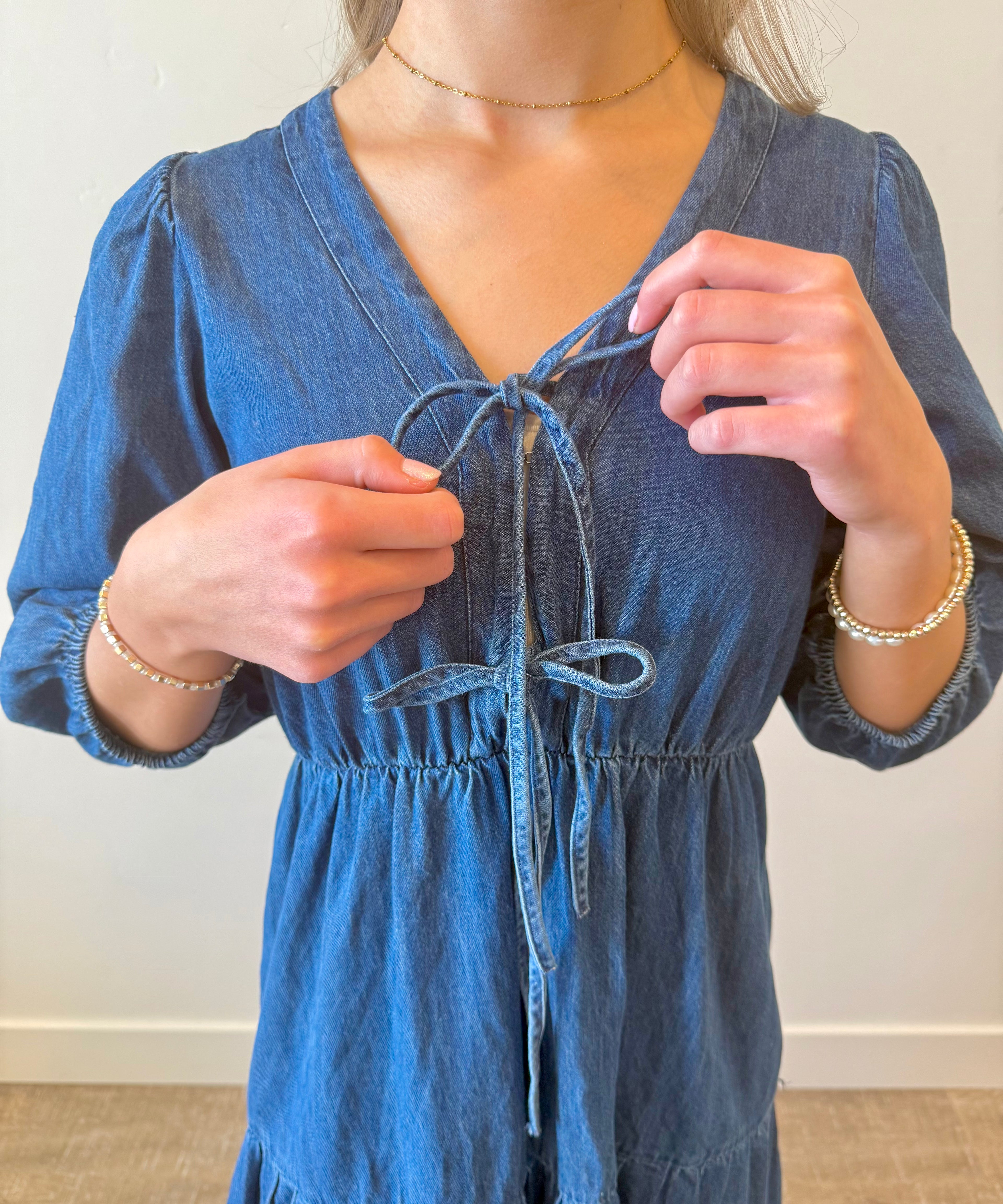 Mazie Front Tie Dress