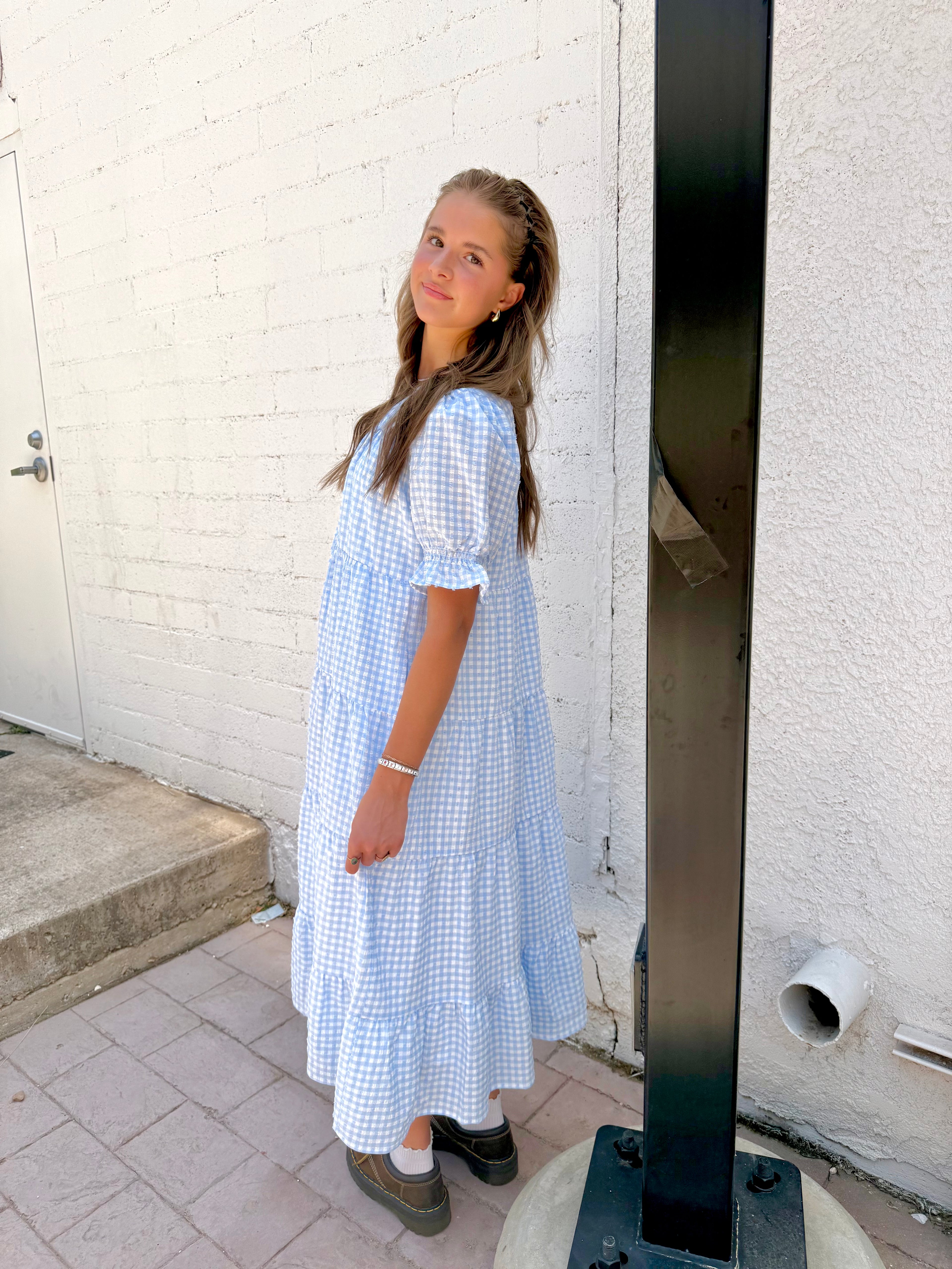 Amelia Gingham Dress