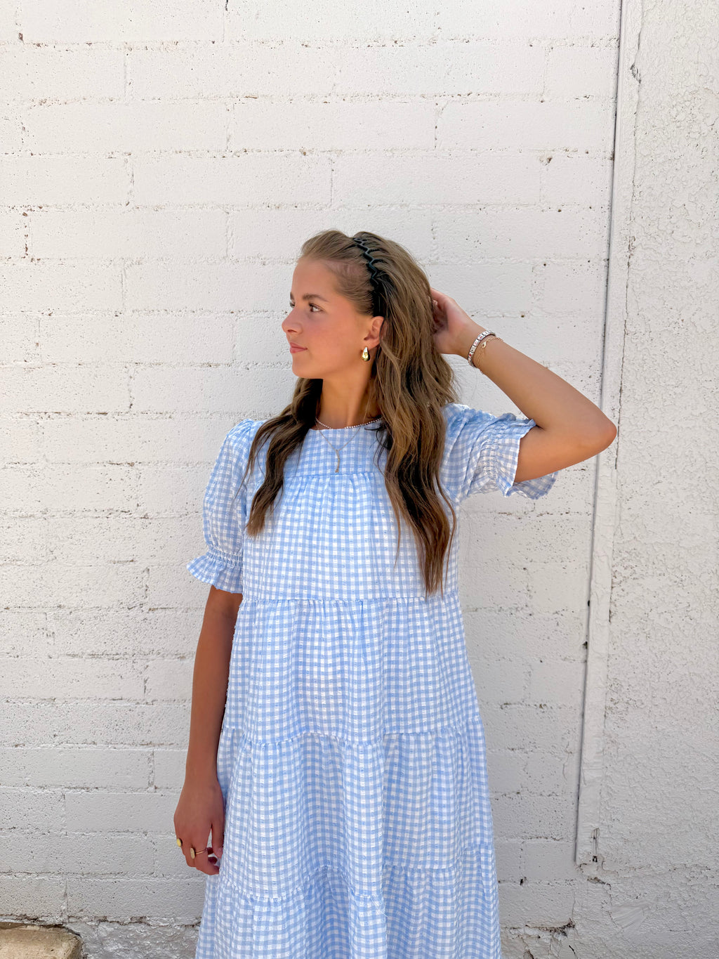 Amelia Gingham Dress