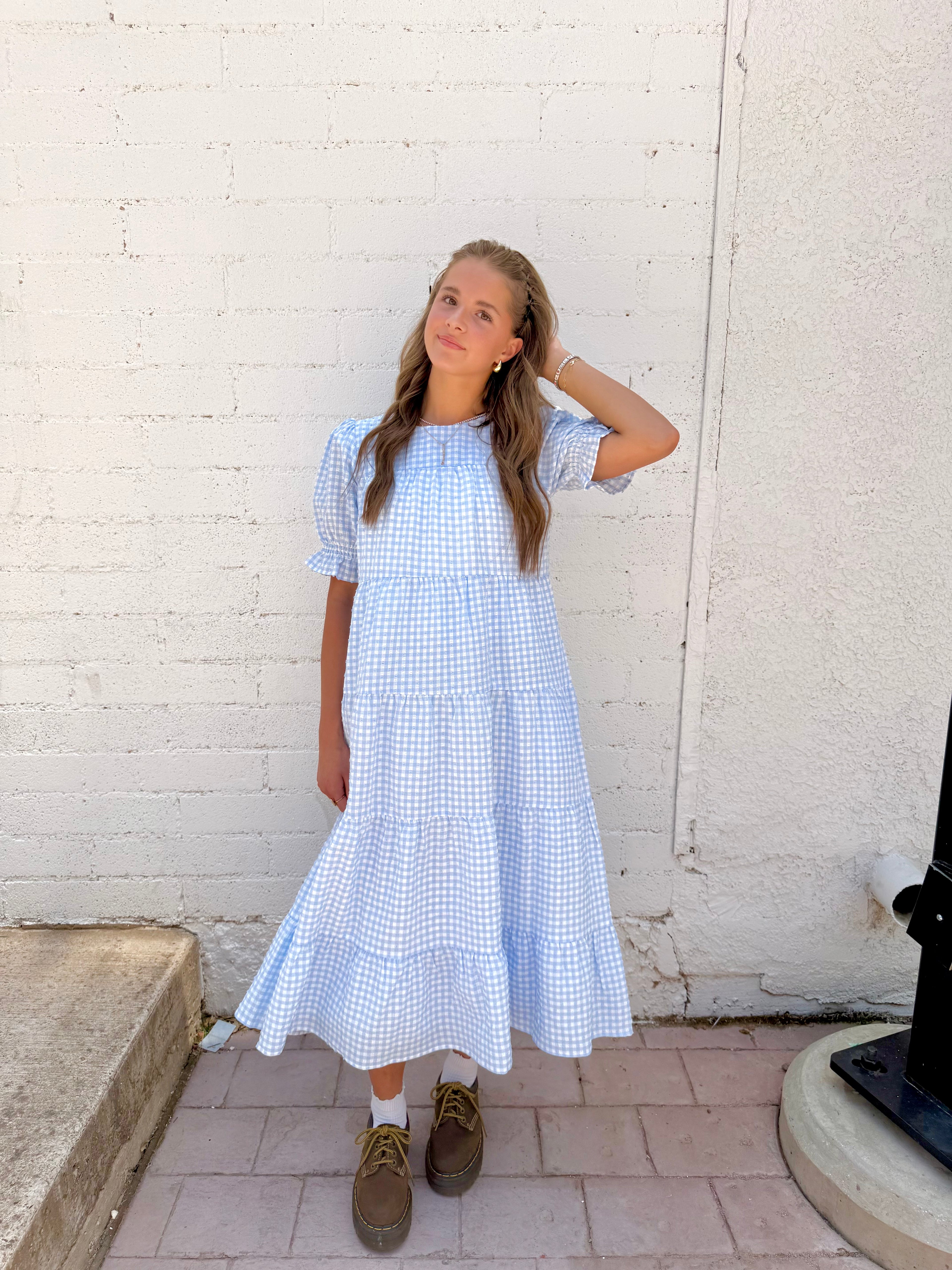 Amelia Gingham Dress